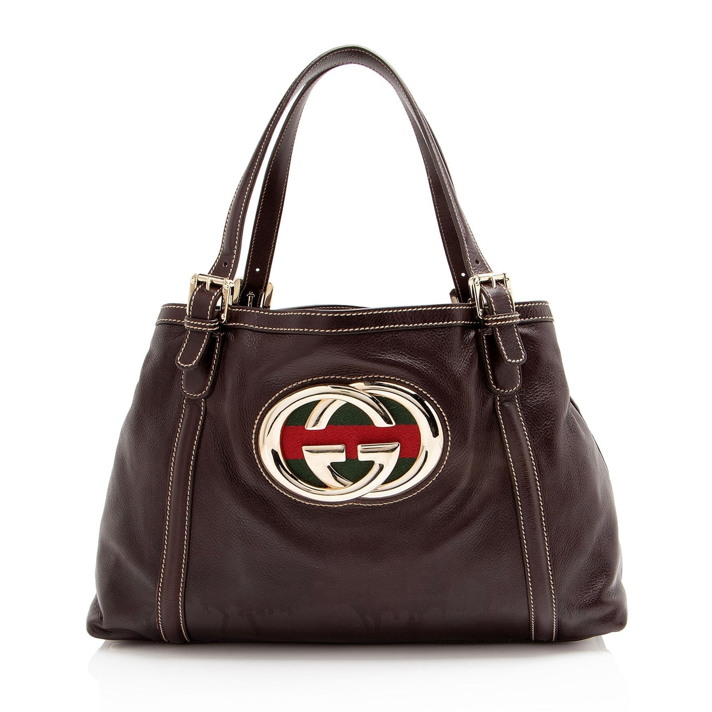 Gucci Nylon Leather Tote