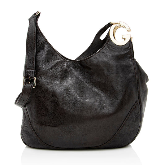 Gucci Leather Shoulder Bag Style 54