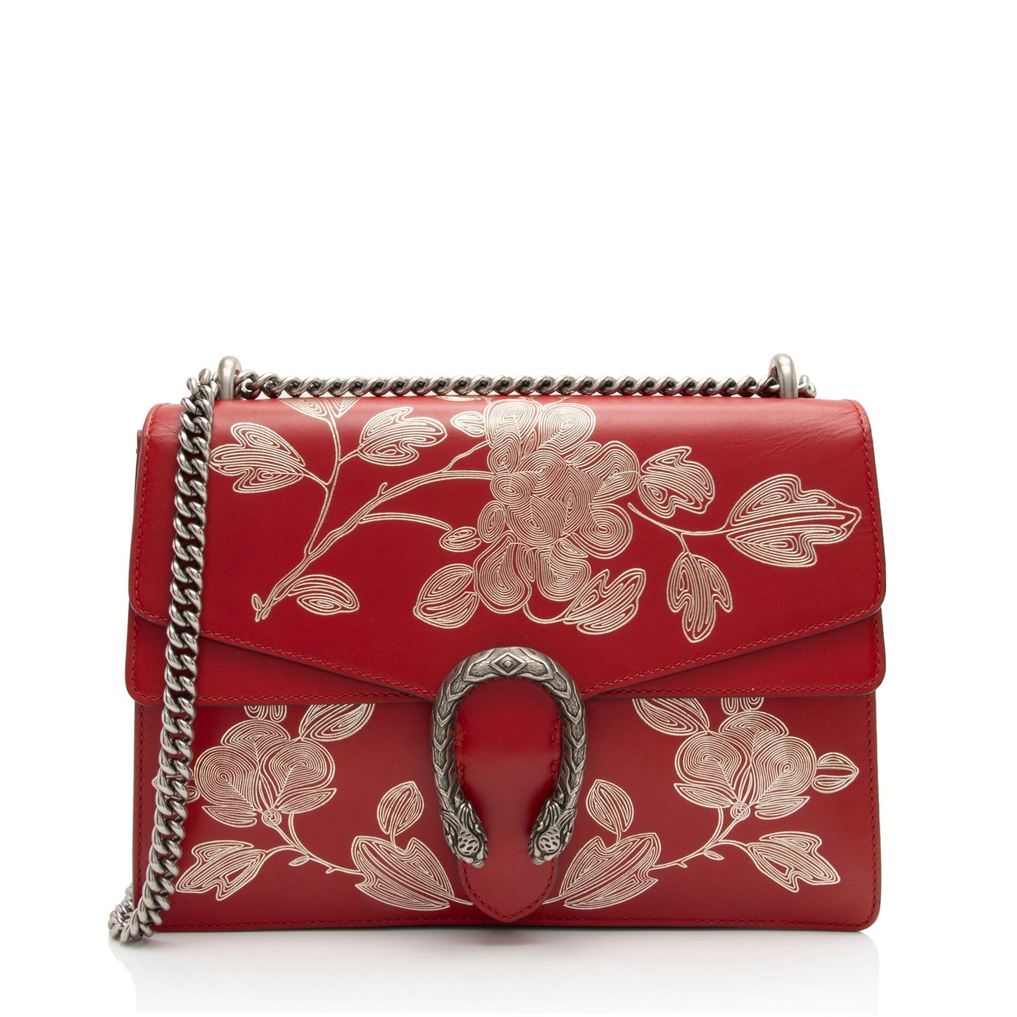 Gucci Leather Canvas Shoulder Bag