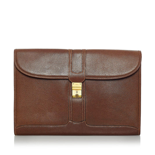 Gucci Leather Clutch Bag (SHG-34939)
