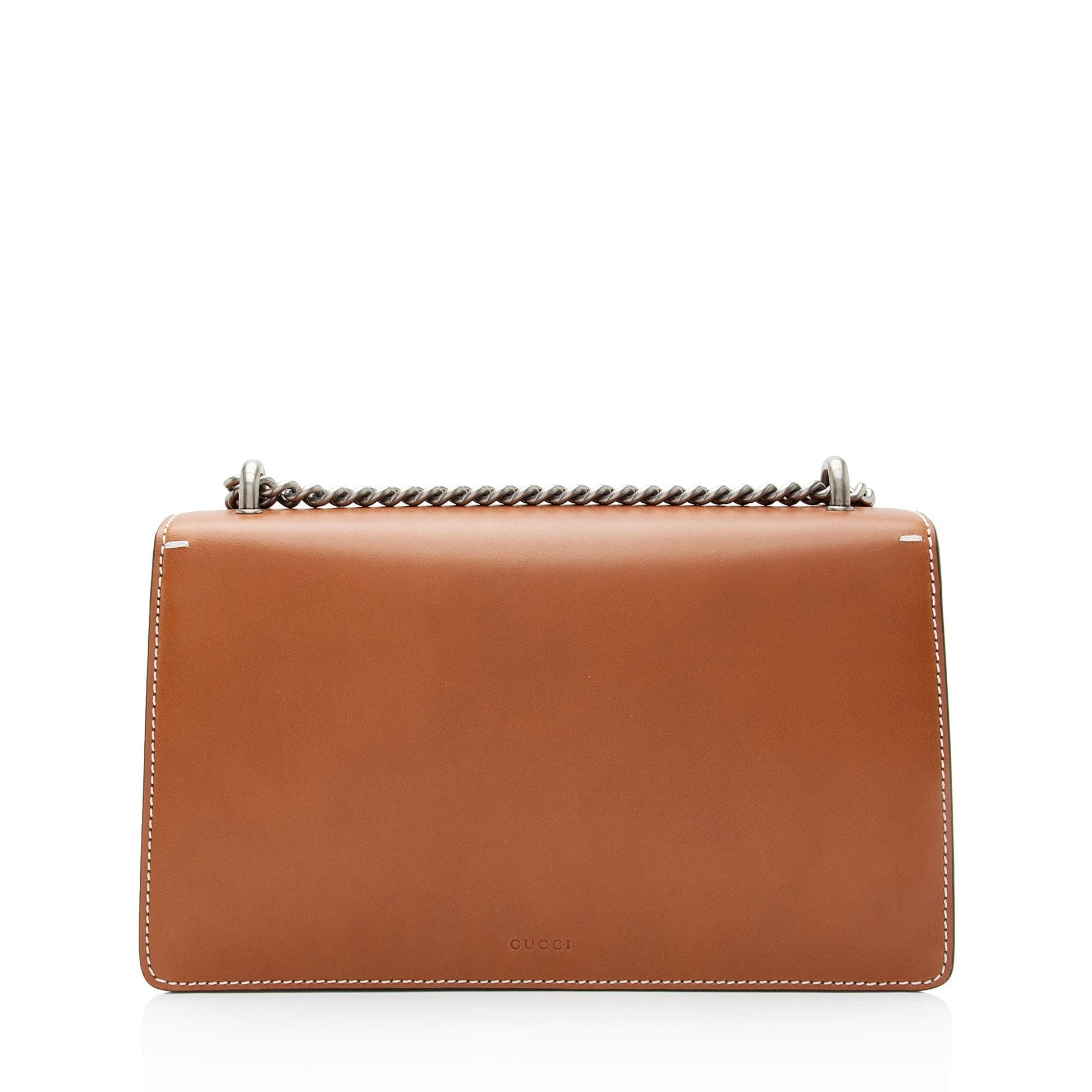 Gucci Leather Canvas Shoulder Bag