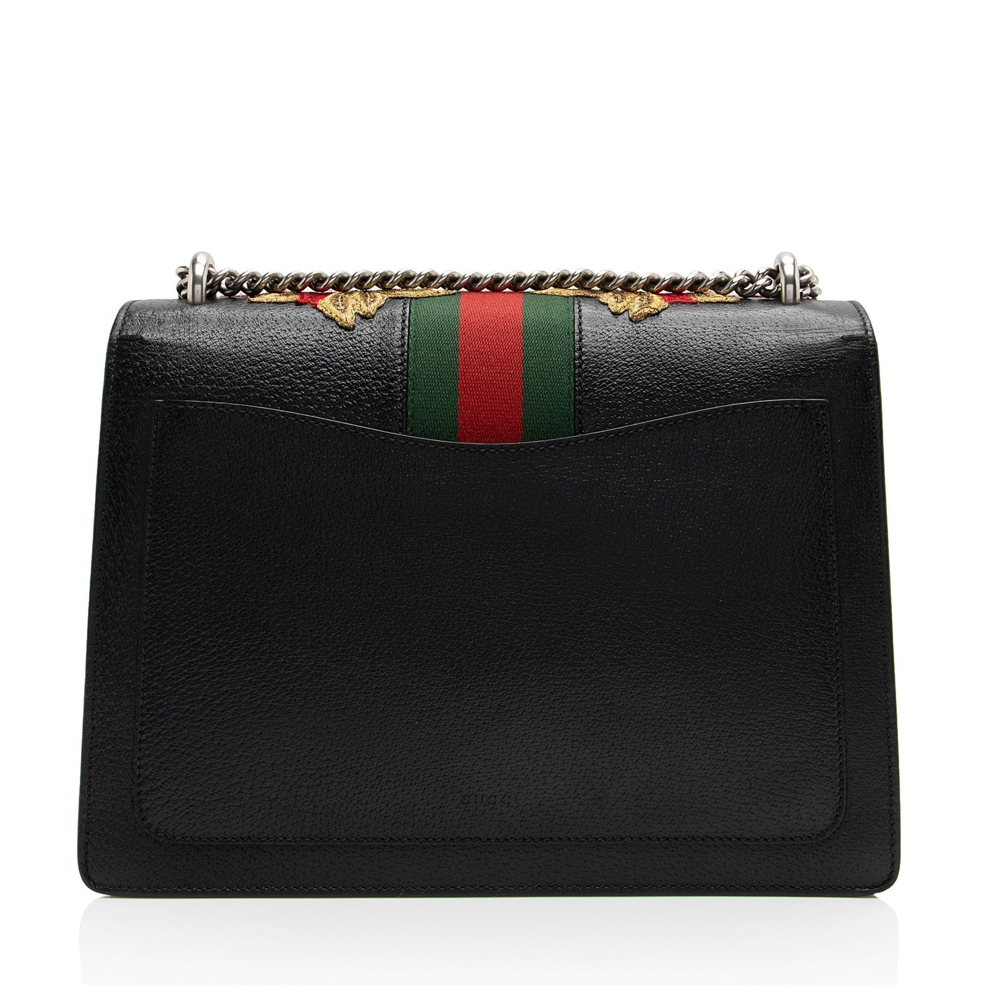 Gucci Leather Canvas Shoulder Bag