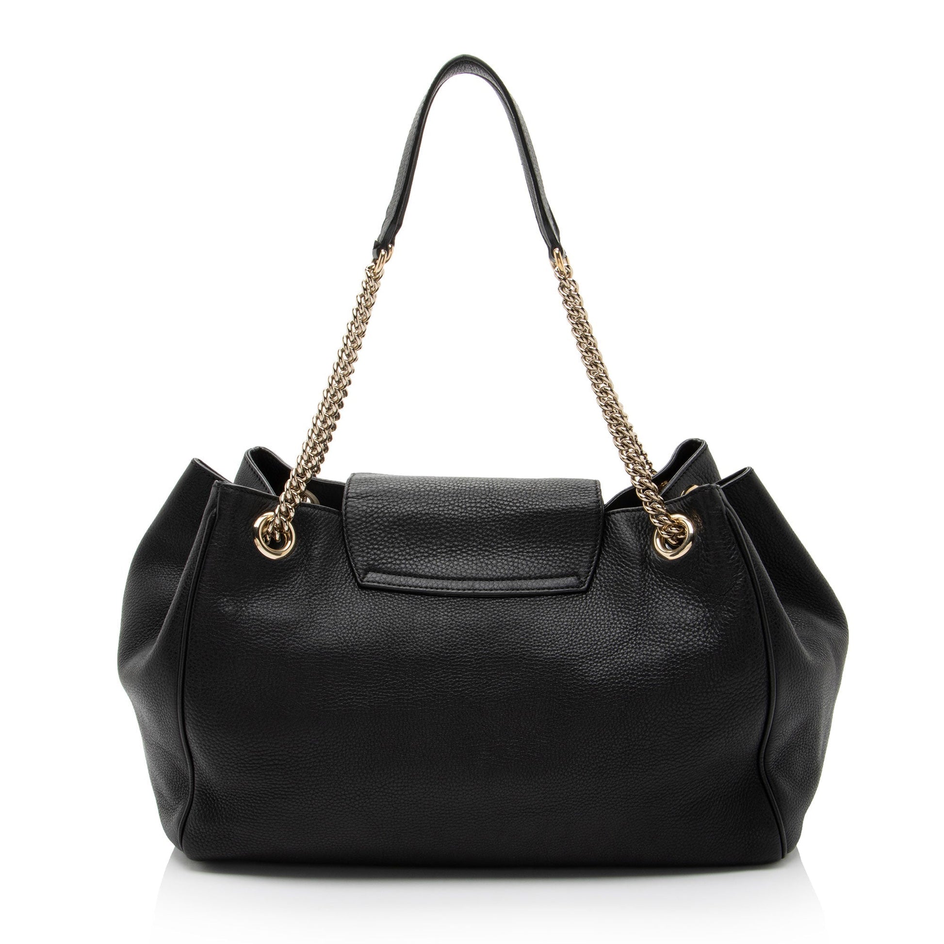 Gucci Leather Canvas Shoulder Bag