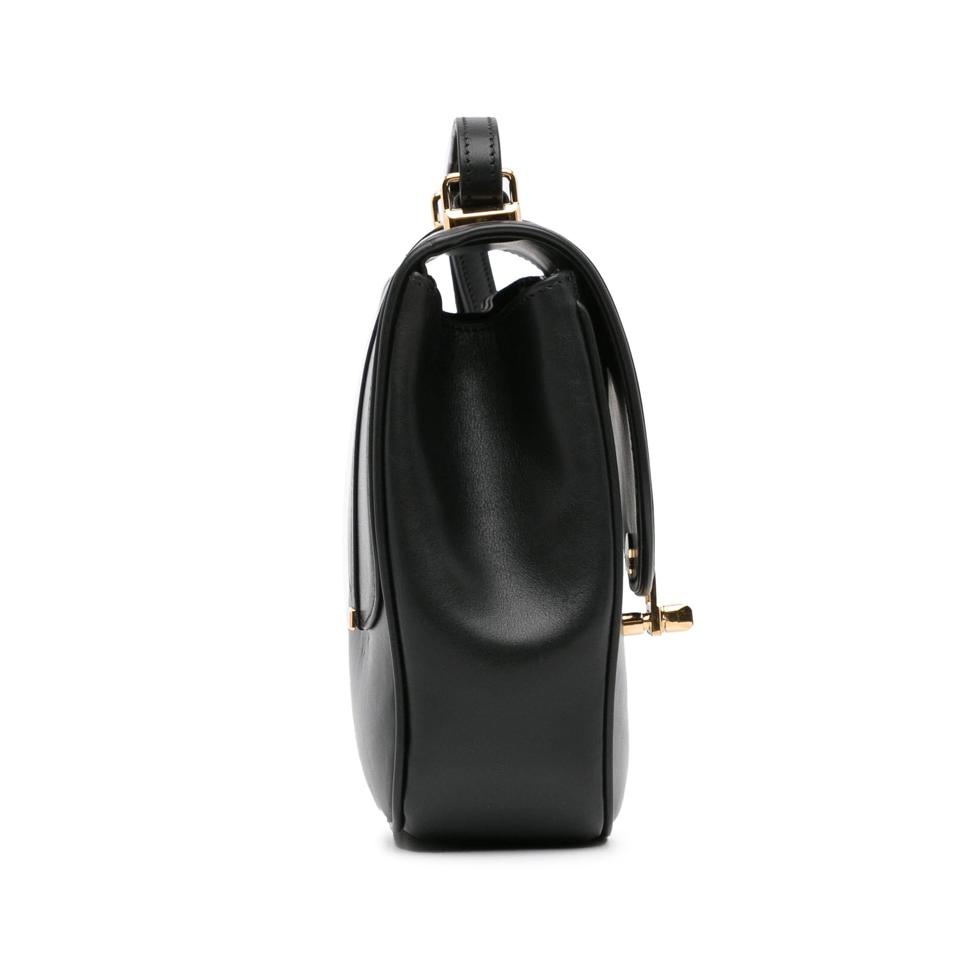 Gucci Leather Equestrian Crossbody (SHG-XQWEN9)