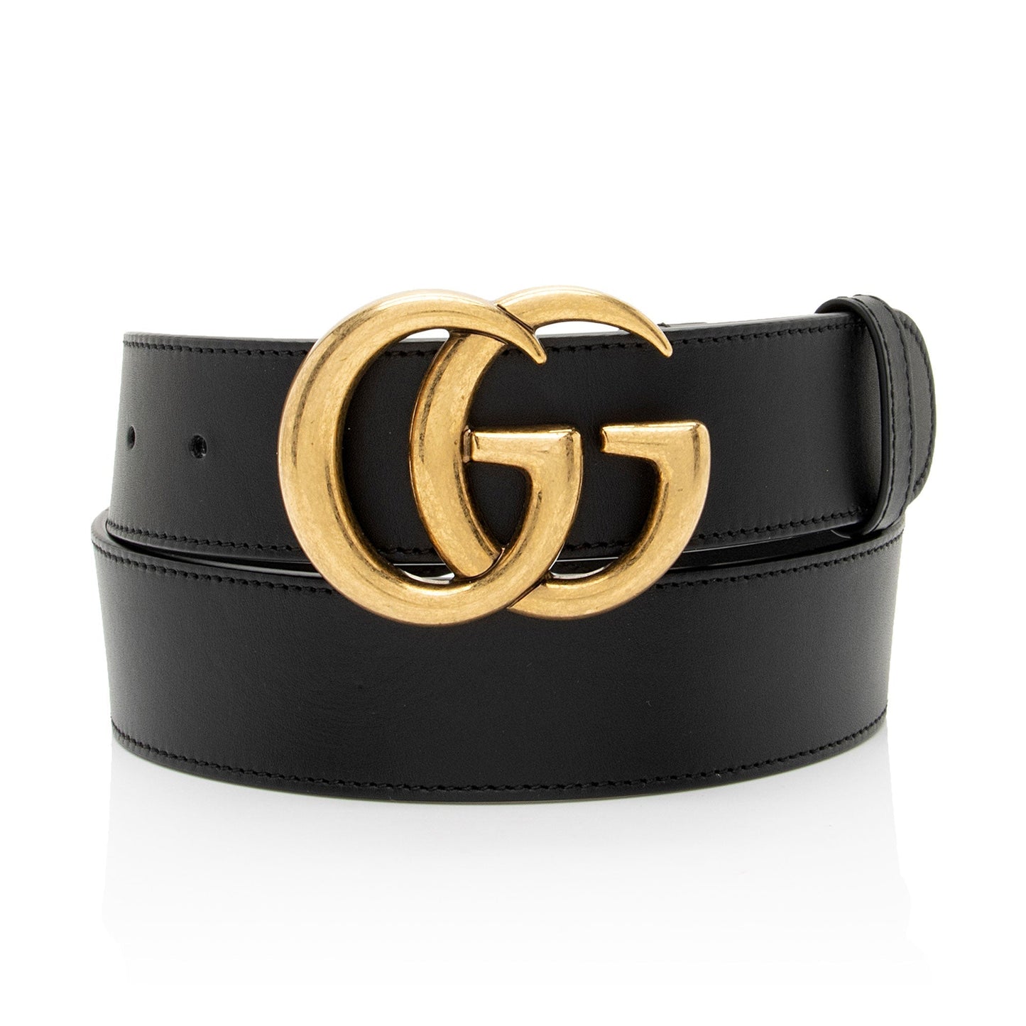 Gucci Leather GG Marmont Belt - Size 36 / 90 (SHF-nkrTNi)