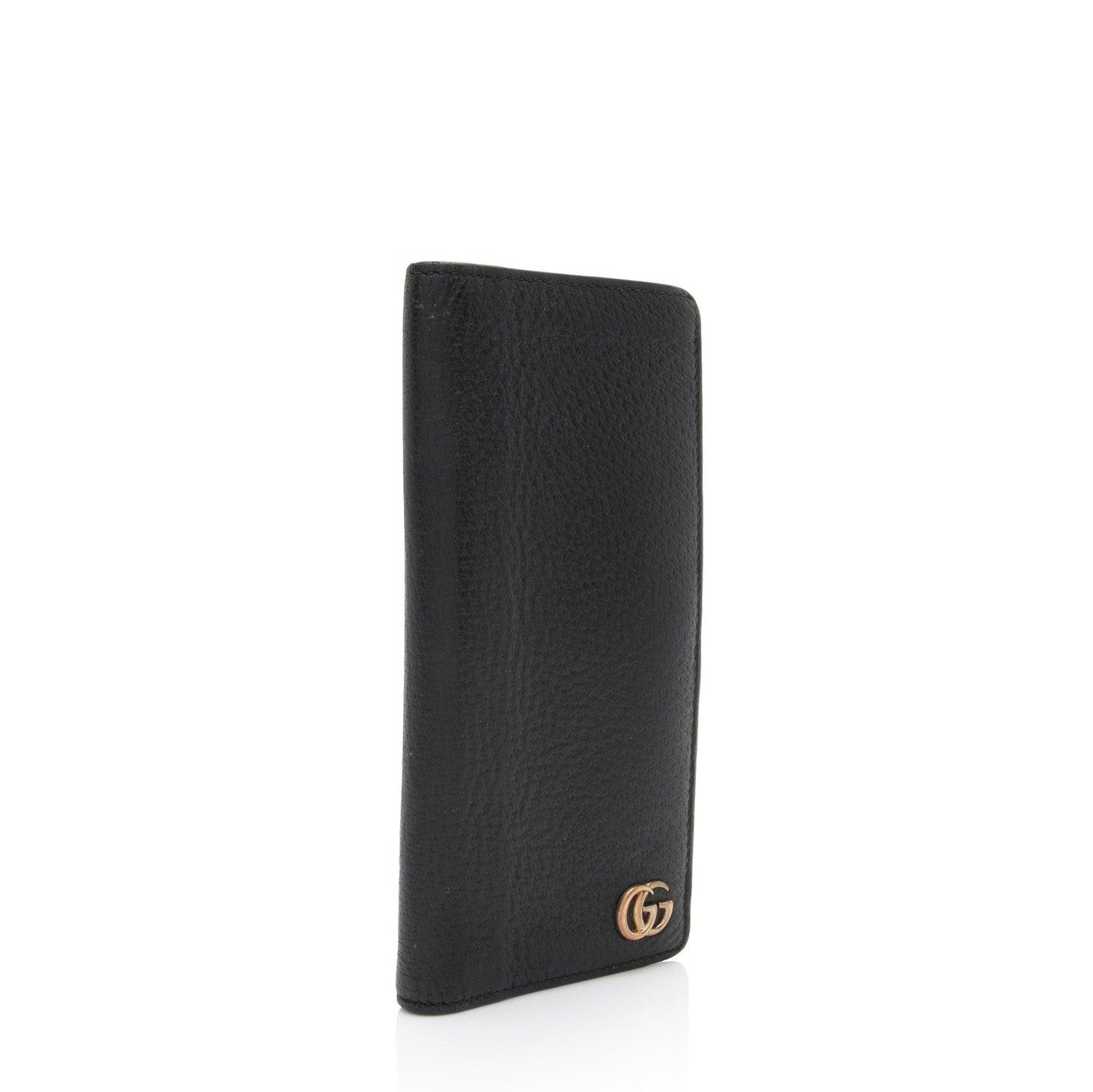 Gucci Leather GG Marmont Bifold Long Wallet (SHF-0QNfI9)