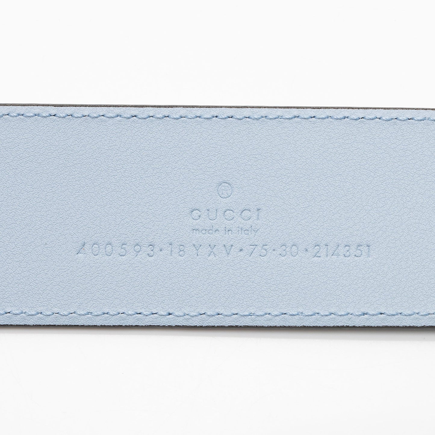 Gucci Leather GG Marmont Monochrome Belt - Size 30 / 75 (SHF-kriHPF)