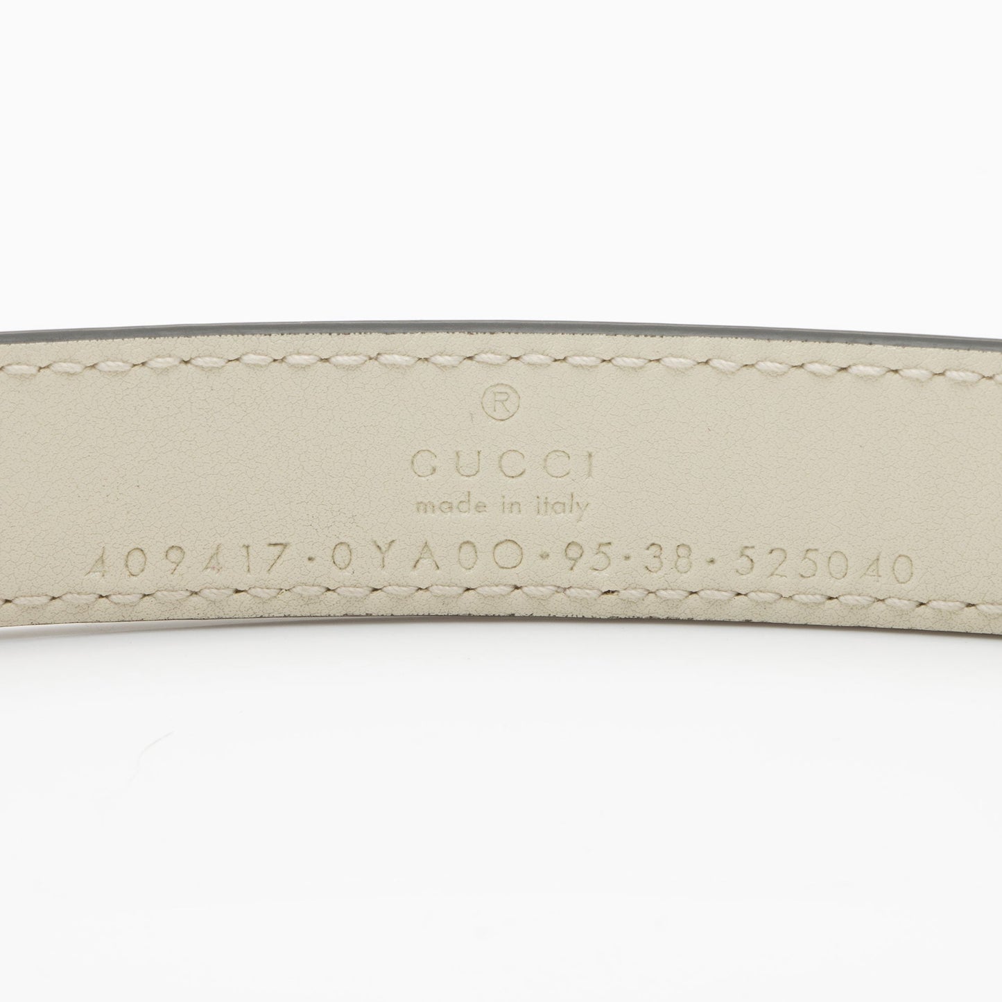 Gucci Leather GG Marmont Slim Belt - Size 38 / 95 (SHF-fUEivE)