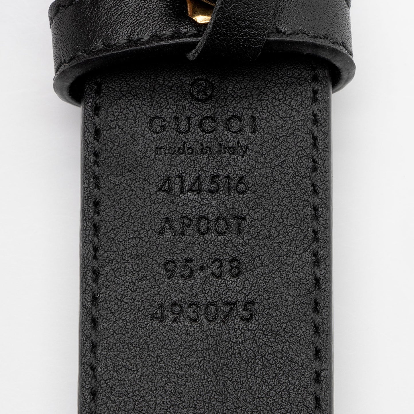 Gucci Leather GG Marmont Slim Belt - Size 38 / 95 (SHF-9povBG)