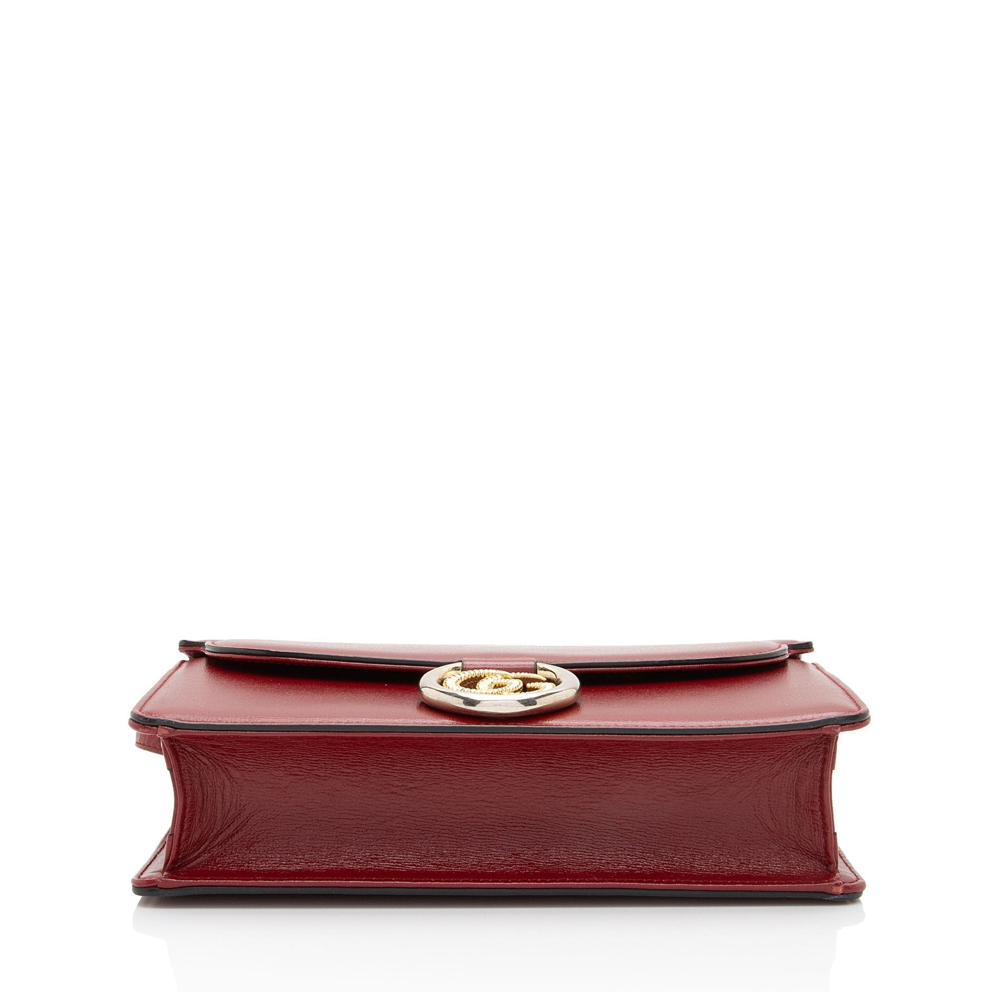 Gucci Leather GG Ring Shoulder Bag
