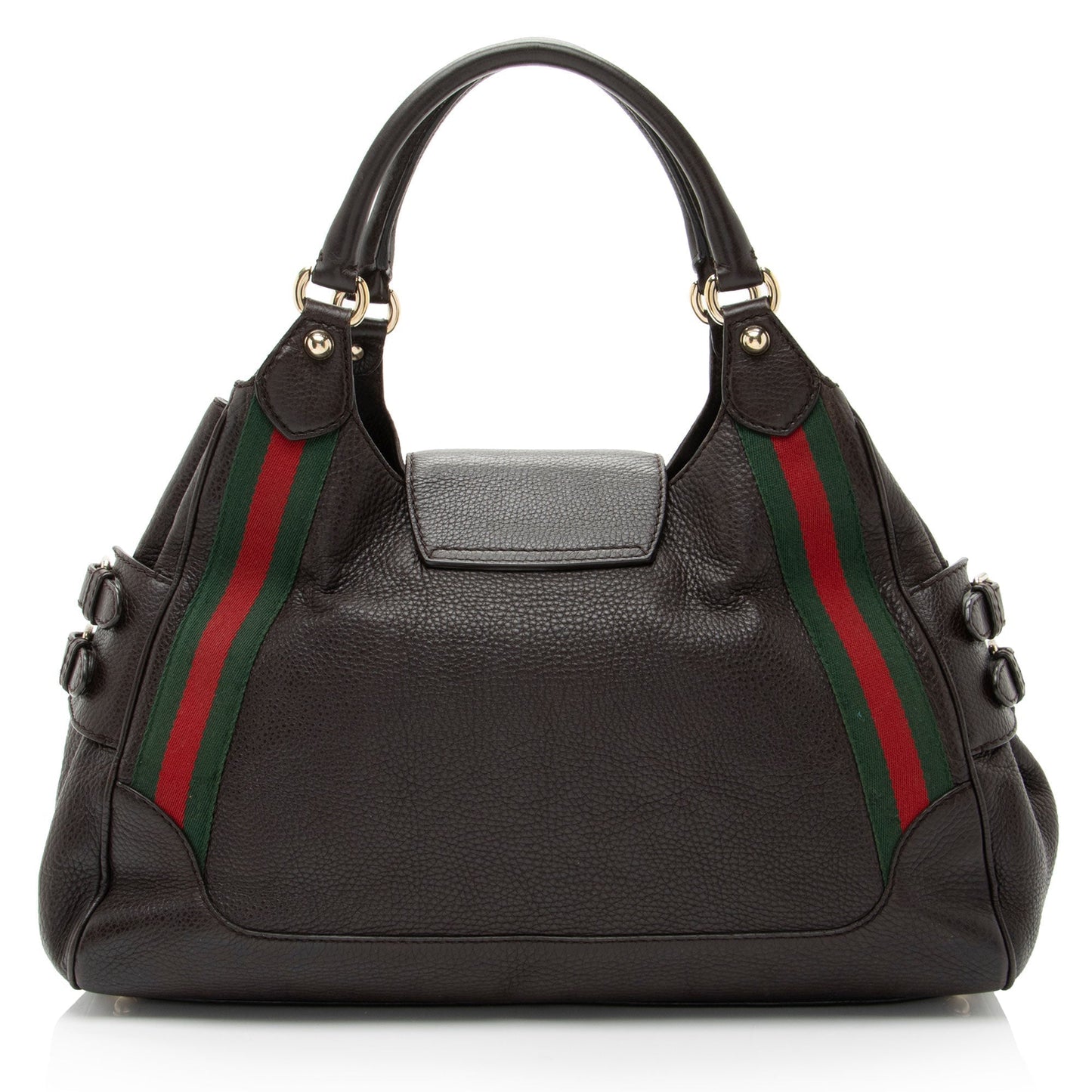 Gucci Nylon Leather Handbag