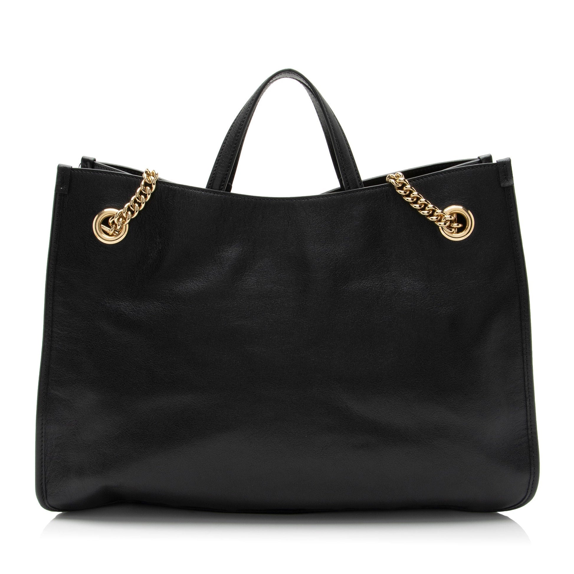 Gucci Chain Leather Tote