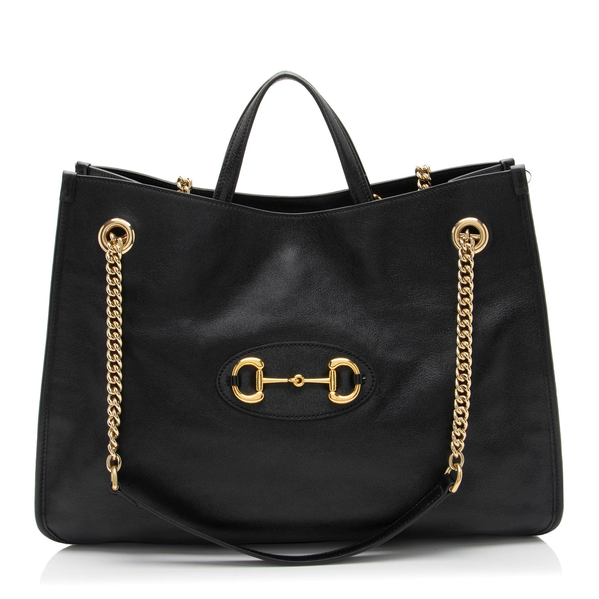 Gucci Chain Leather Tote