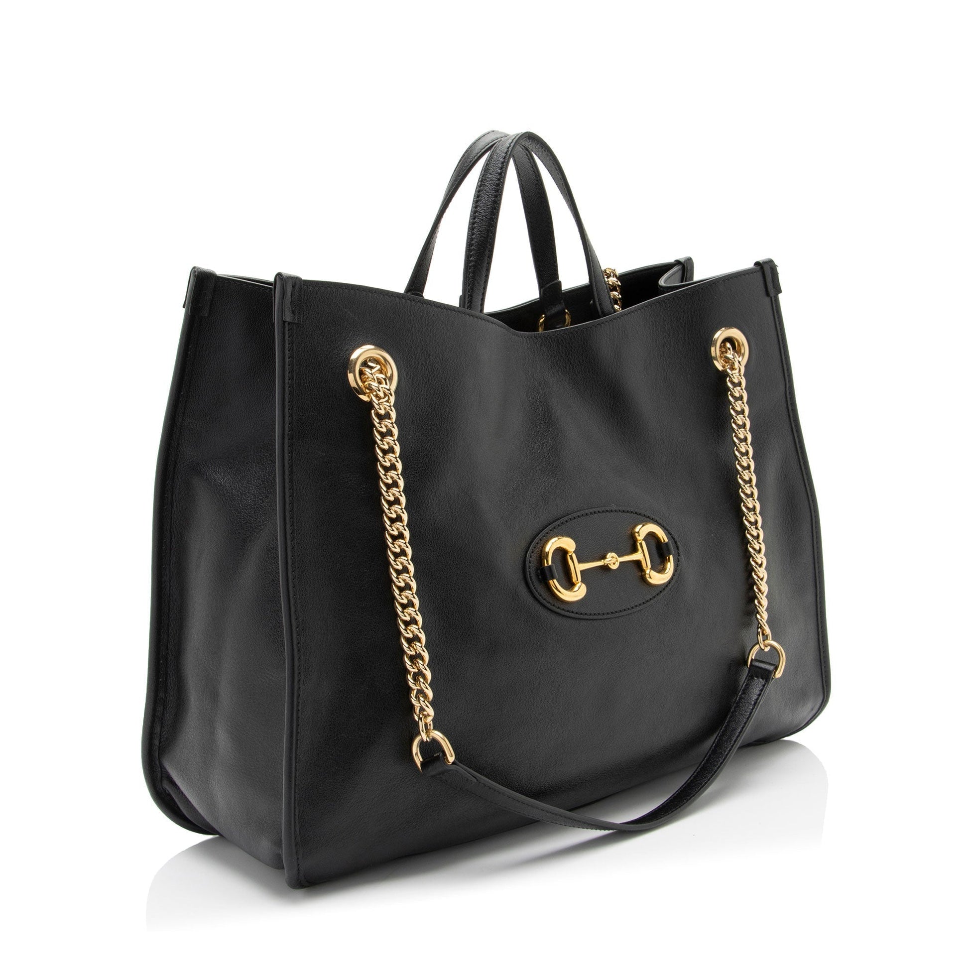 Gucci Chain Leather Tote