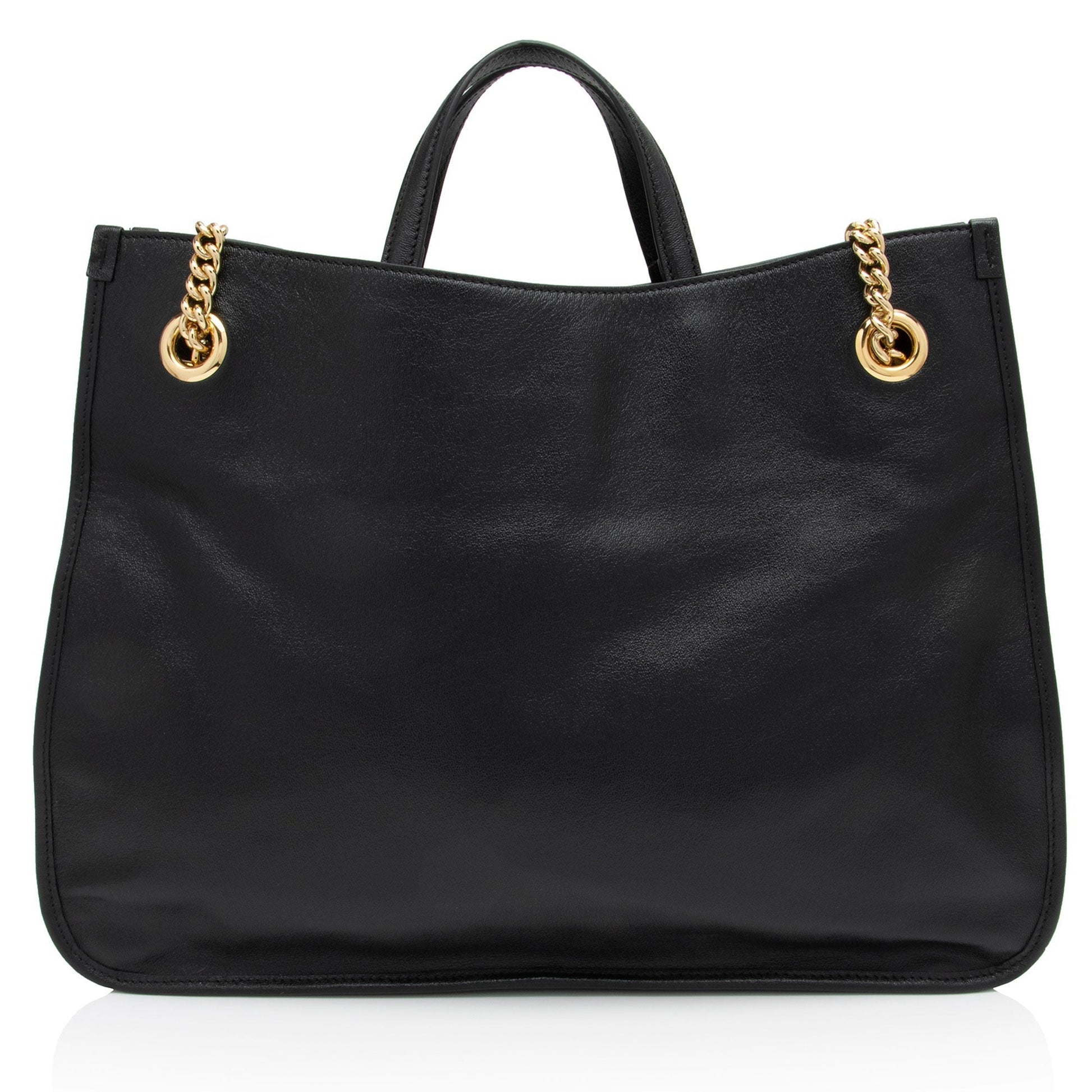 Gucci Chain Leather Tote