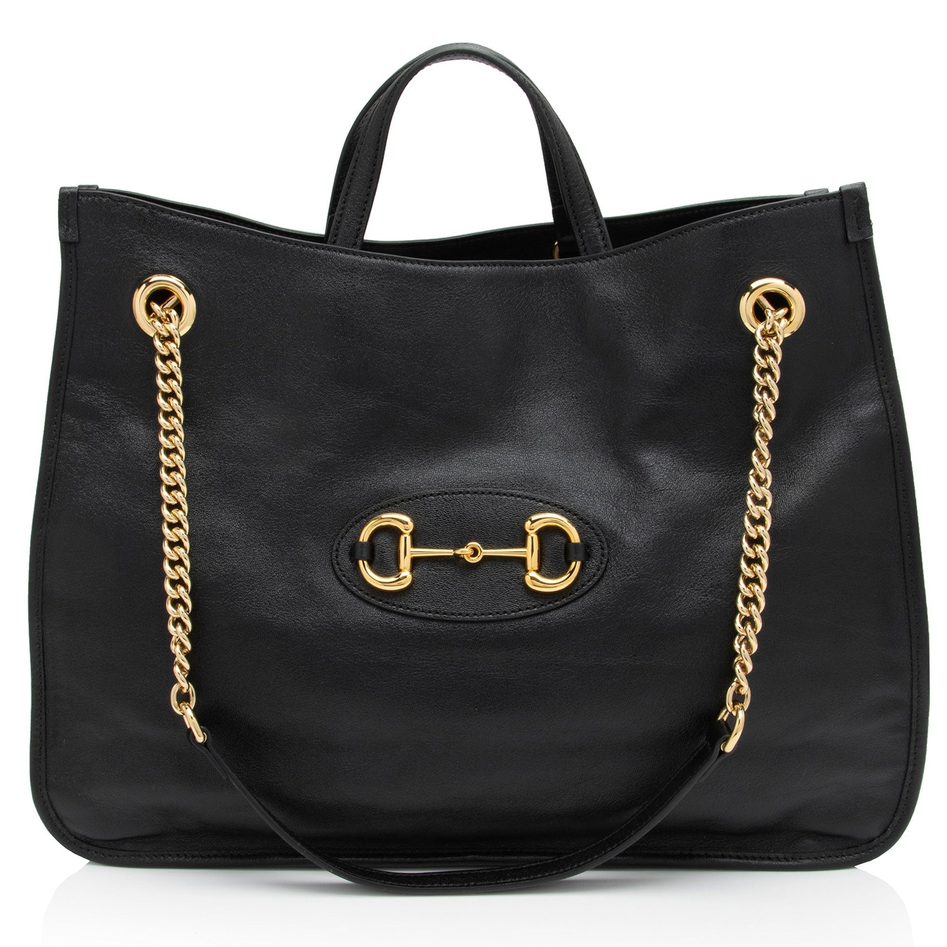 Gucci Chain Leather Tote