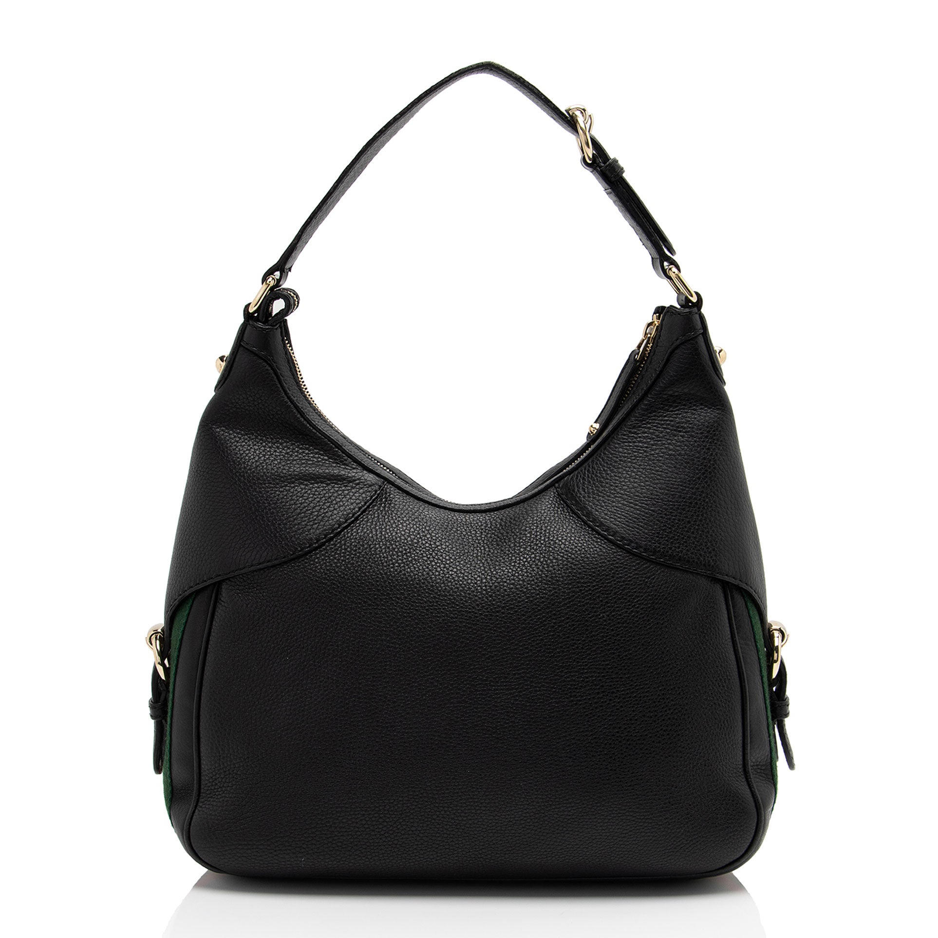 Gucci Nylon Leather Shoulder Bag