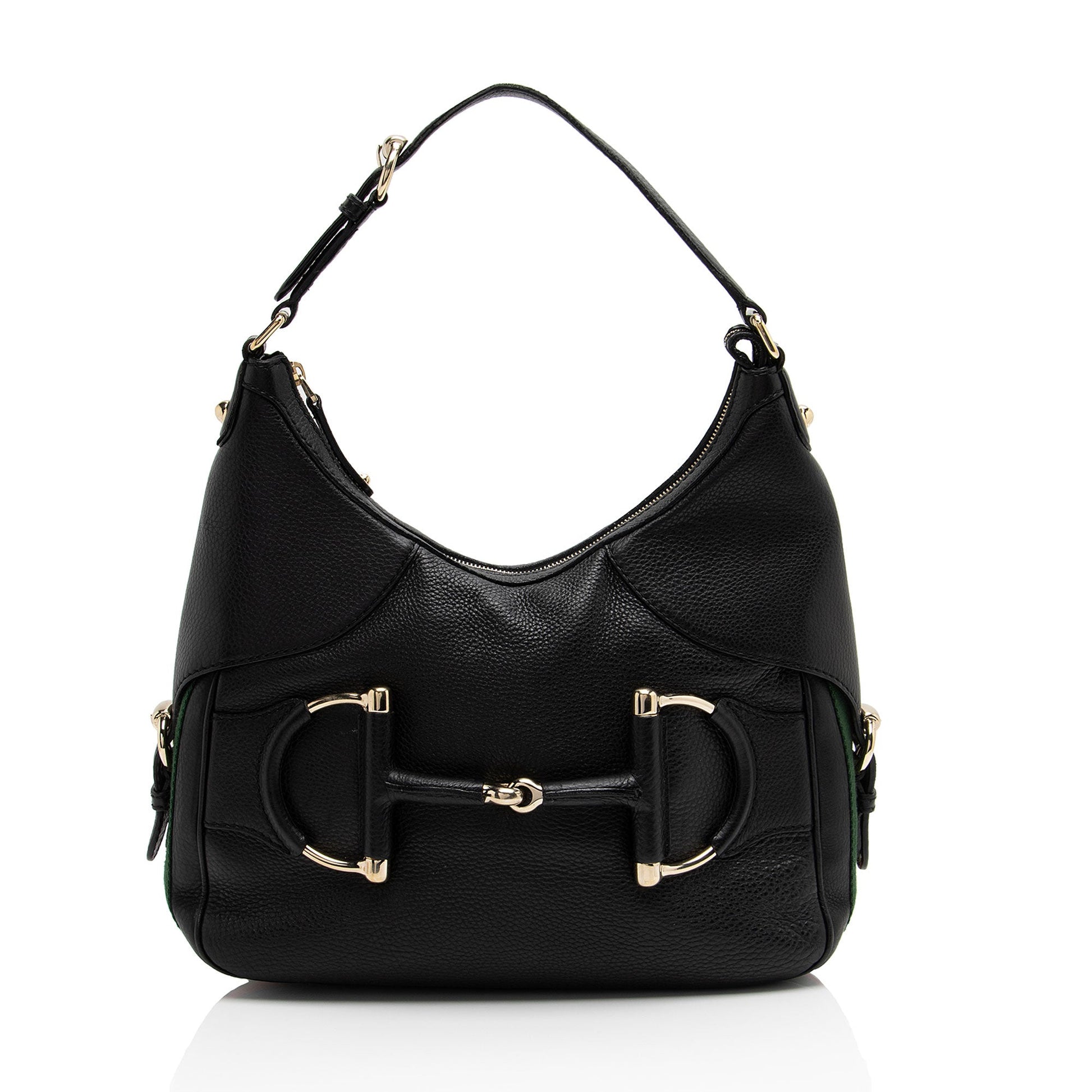 Gucci Nylon Leather Shoulder Bag
