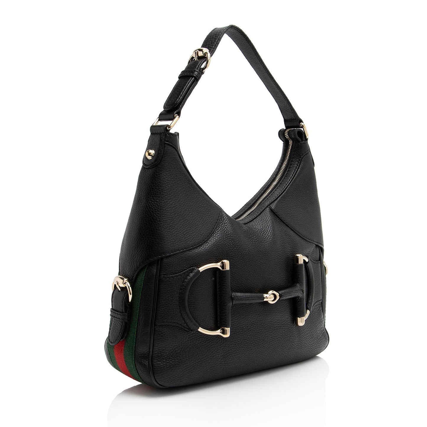 Gucci Nylon Leather Shoulder Bag