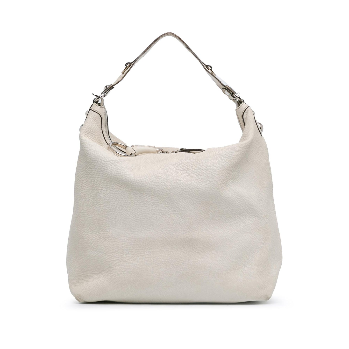 Gucci Leather Icon Bit Shoulder Bag (SHG-AErl3L)