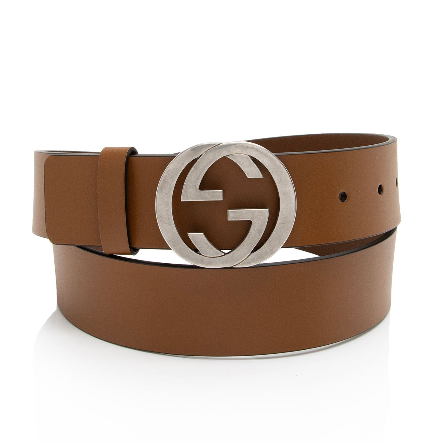Gucci Leather Interlocking G Belt - Size 38 / 95 (SHF-gSUDgk)