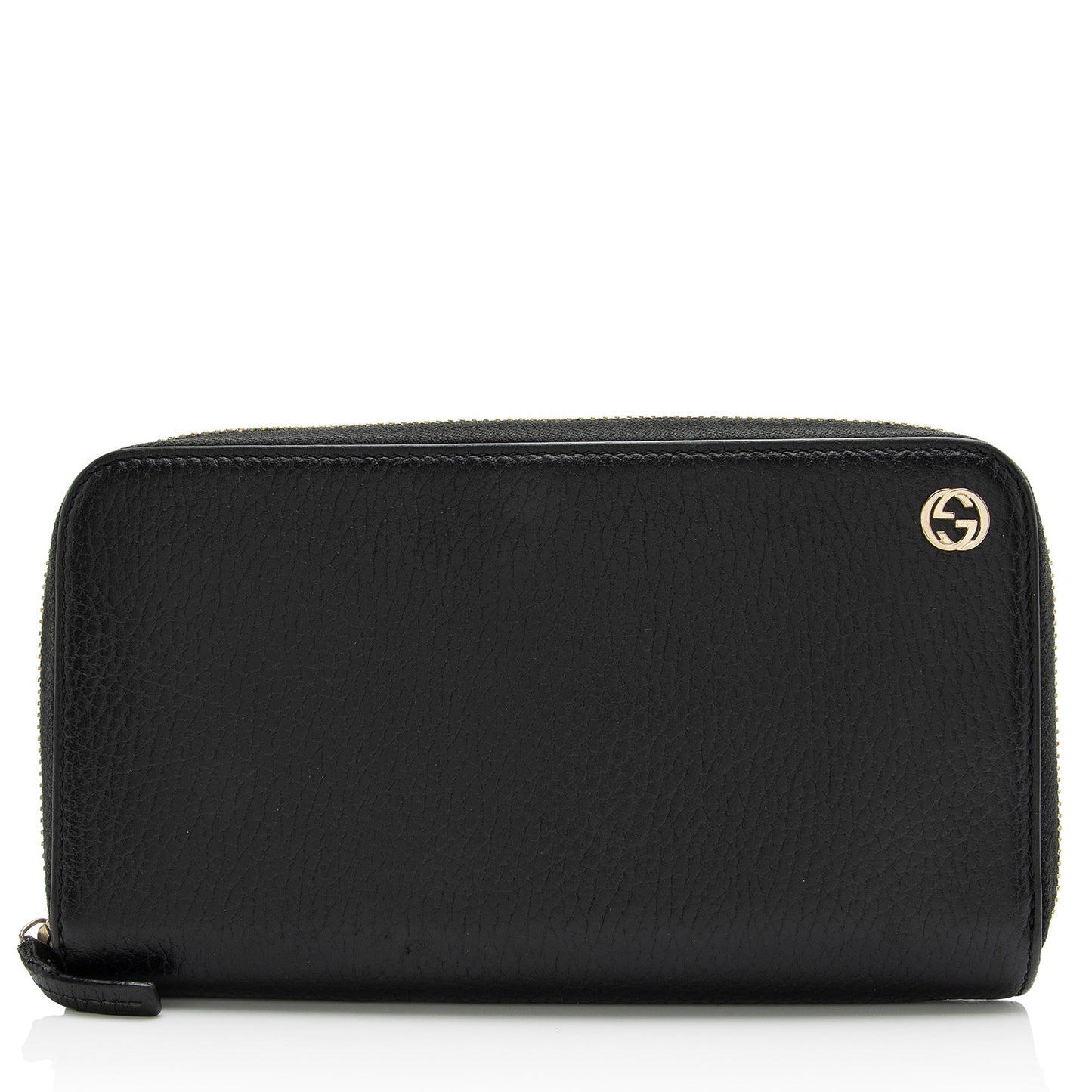 Gucci Leather Interlocking G Betty Zip Around Wallet (SHF-23831)
