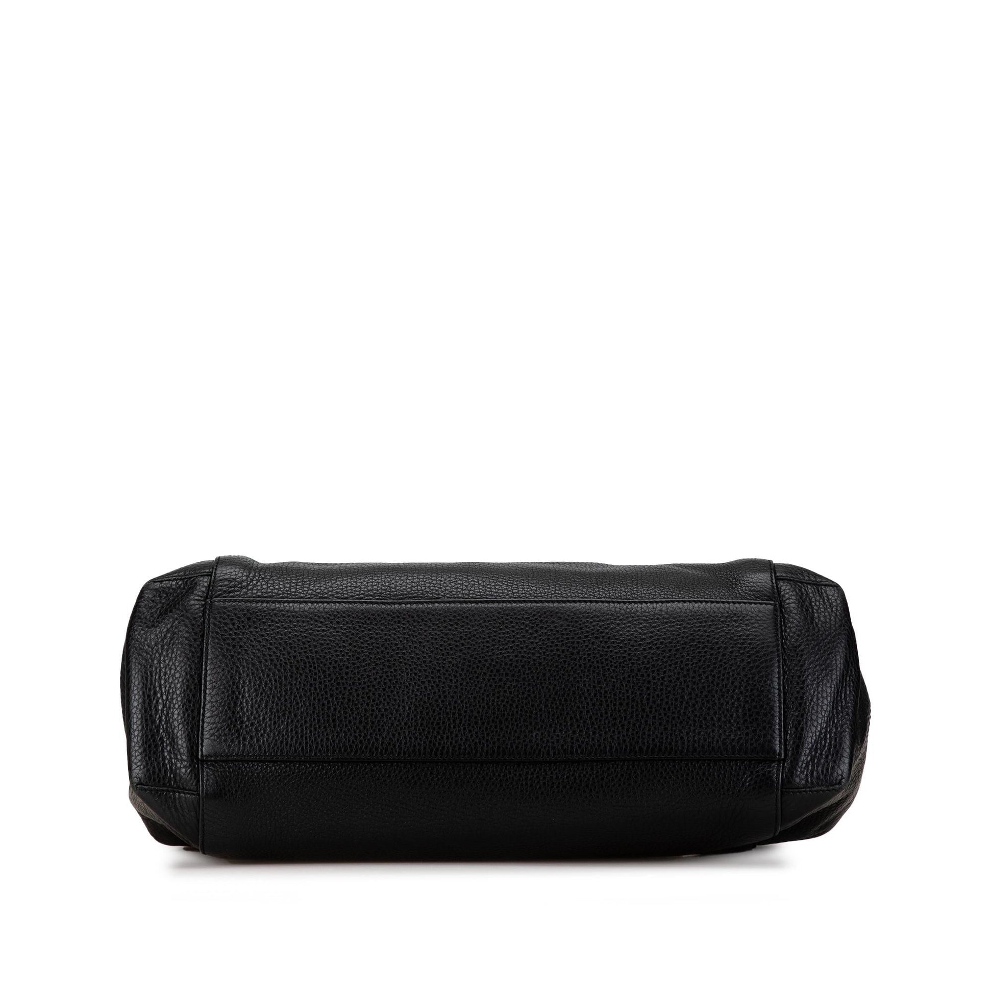 Gucci Leather Lady Tassel Top Handle Bag (SHG-D4URO6)