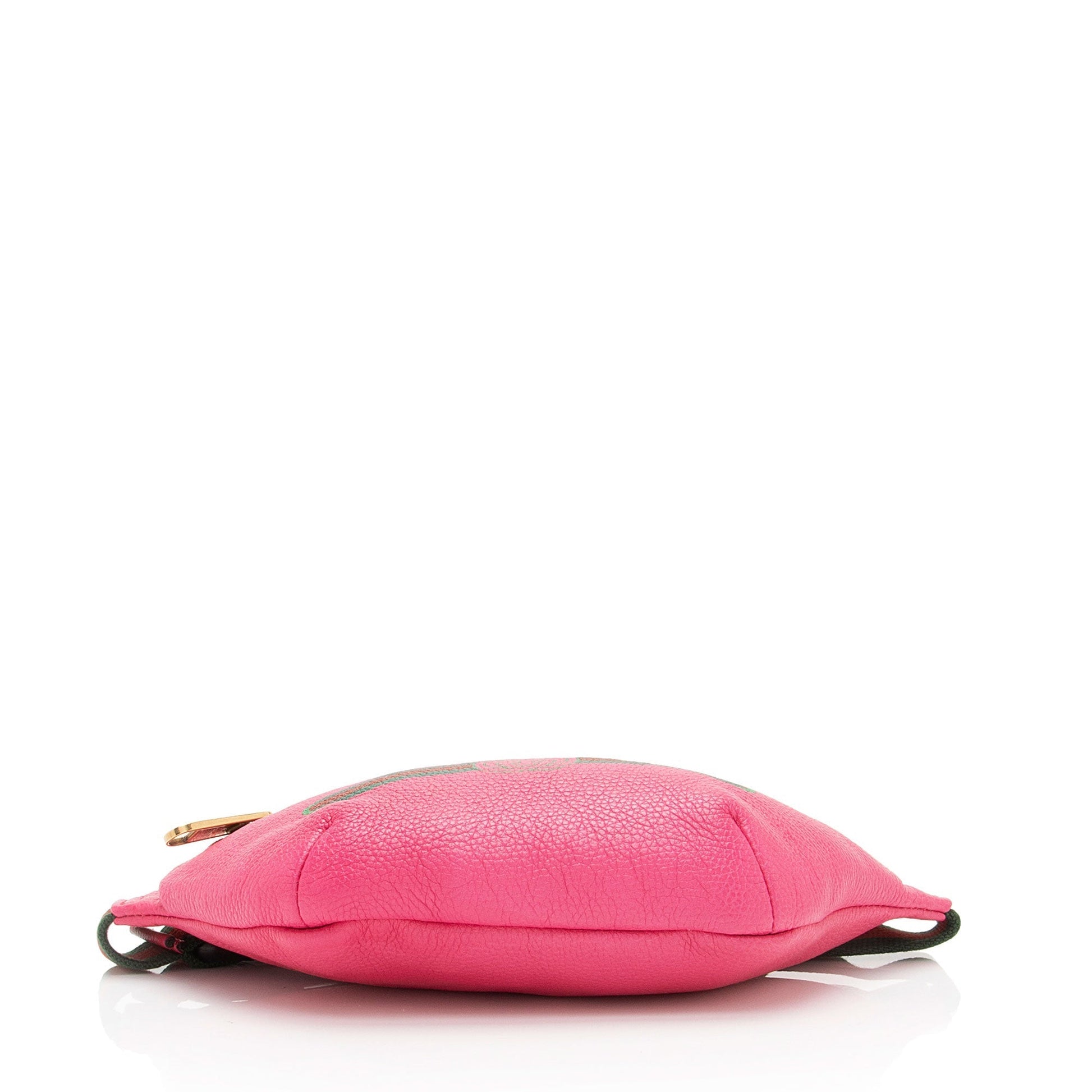 Gucci Nylon Leather Canvas Shoulder Bag