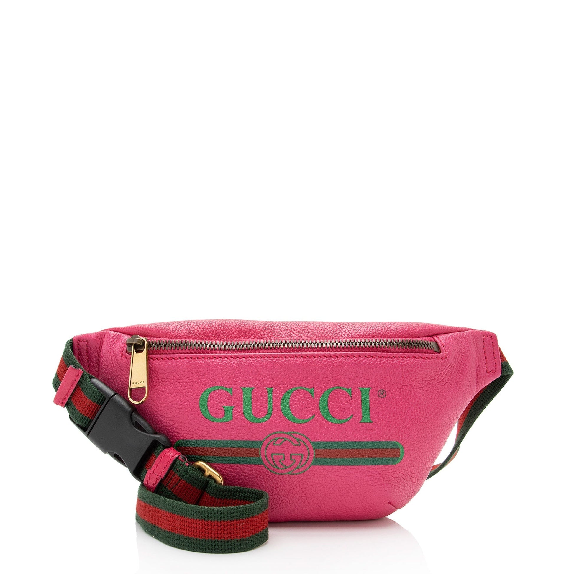 Gucci Nylon Leather Canvas Shoulder Bag