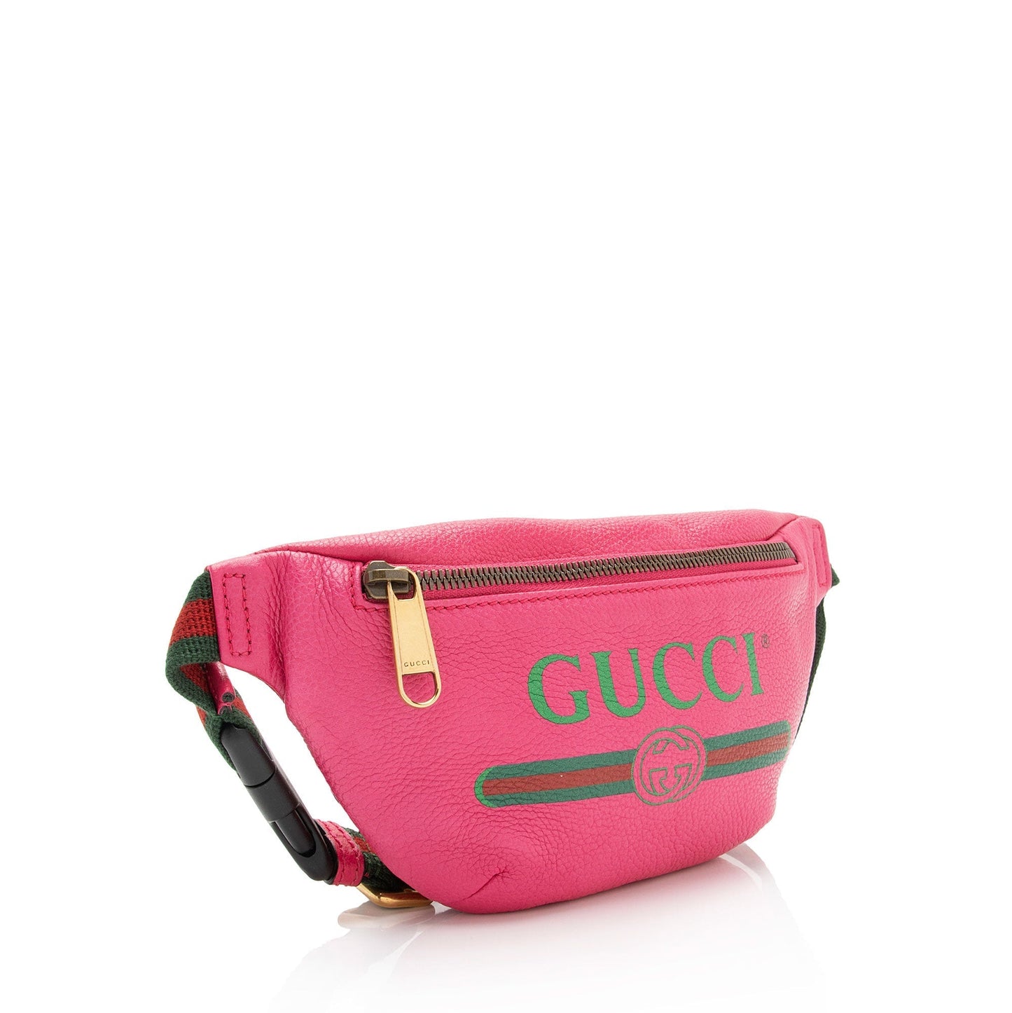Gucci Nylon Leather Canvas Shoulder Bag