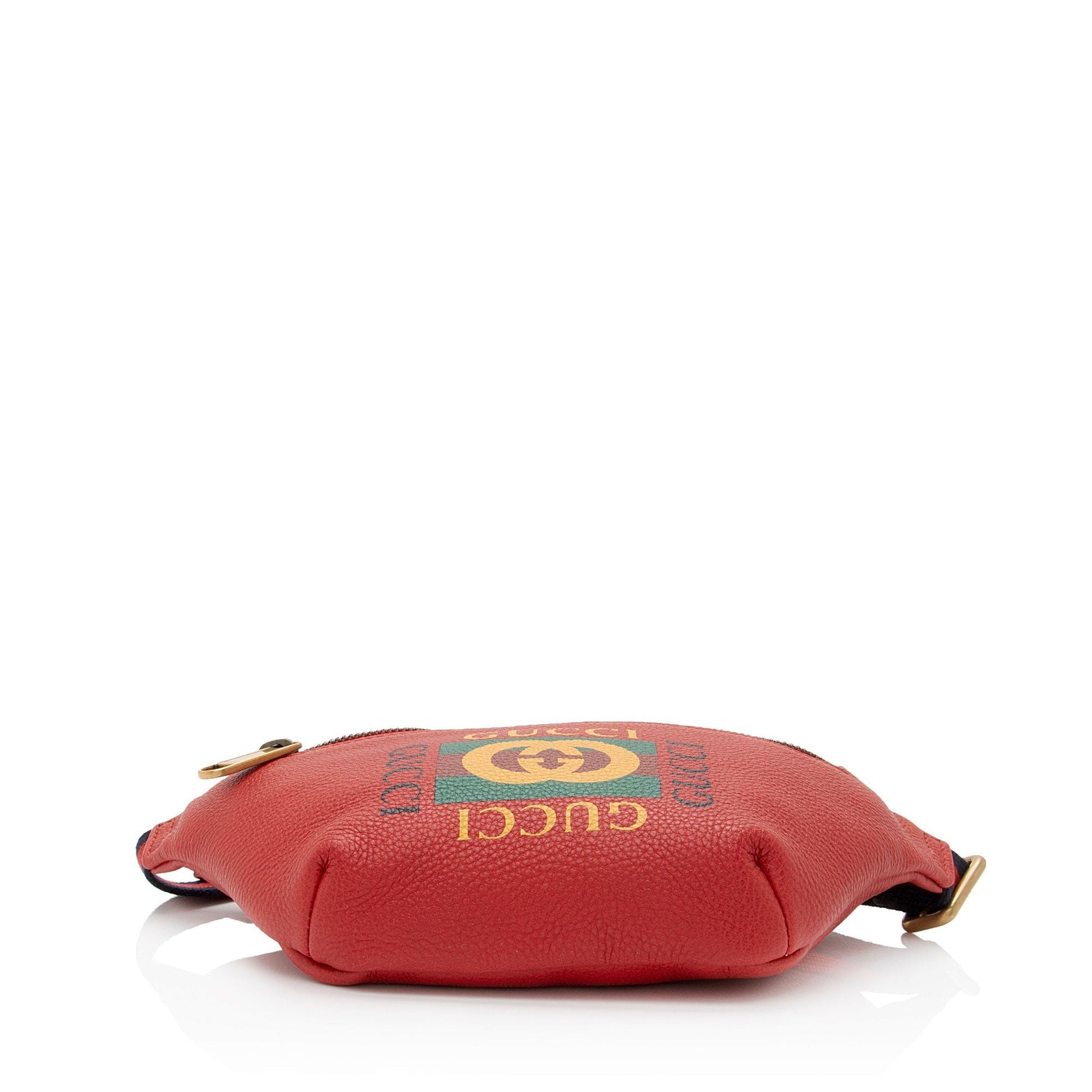 Gucci Nylon Leather Canvas Shoulder Bag