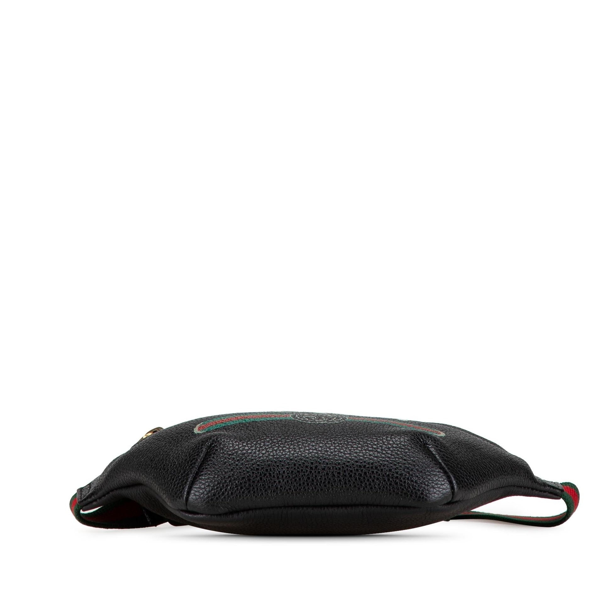 Gucci Leather Logo Belt Bag (SHG-CAi1Uq)