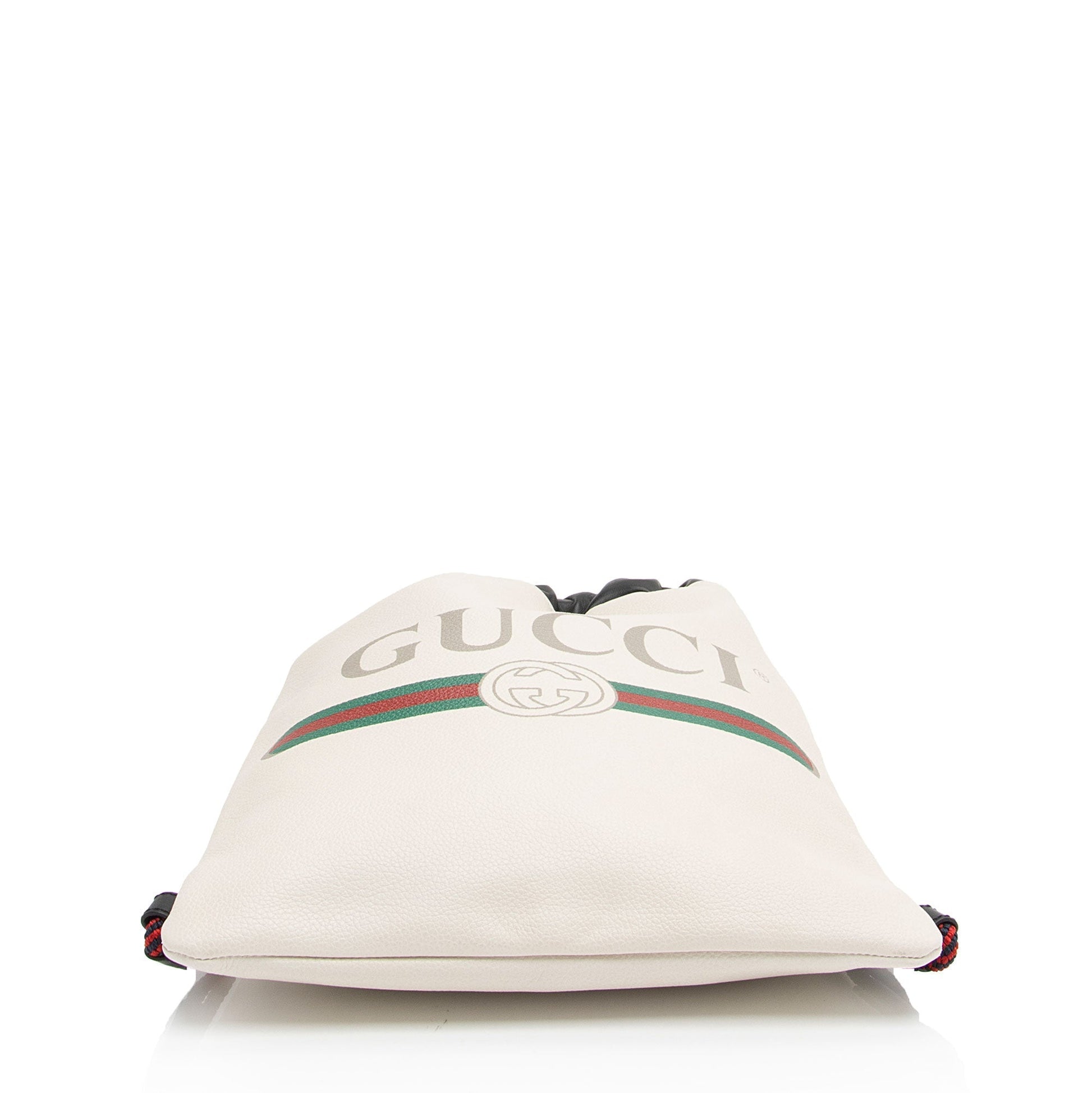 Gucci Nylon Pochette Leather Shoulder Bag