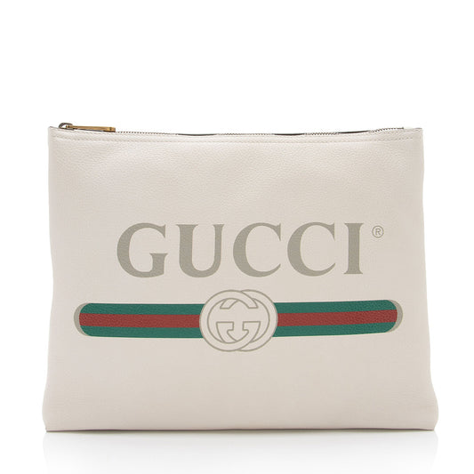 Gucci Pochette Leather Clutch