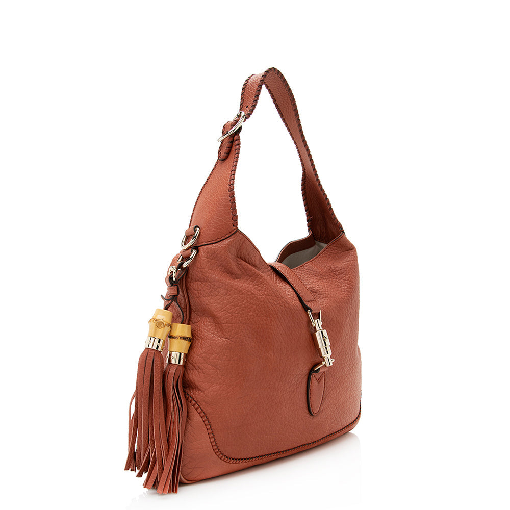 Gucci Leather New Jackie Shoulder Bag (SHF-19862)