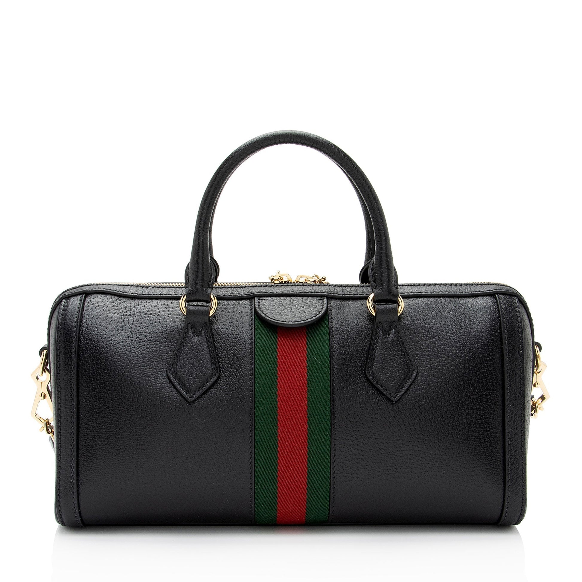 Gucci Nylon Leather Shoulder Bag