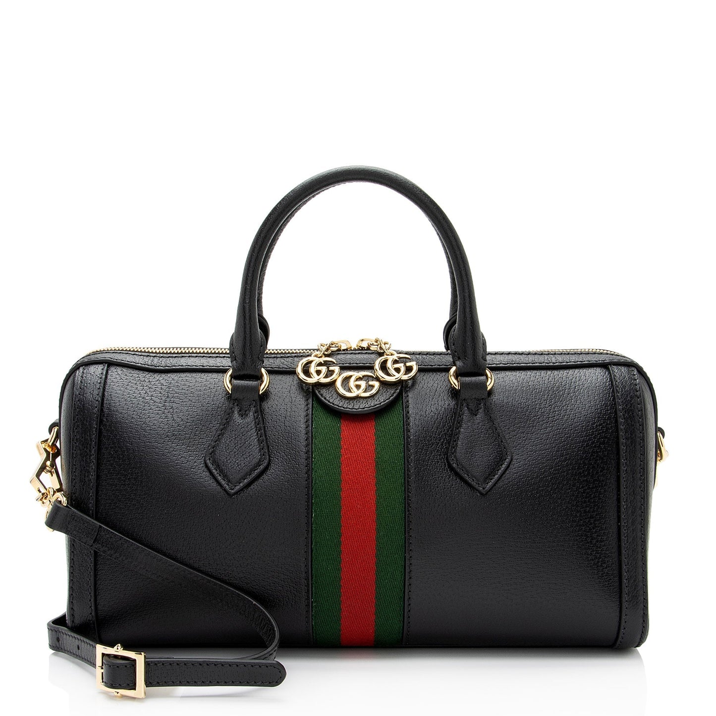 Gucci Nylon Leather Shoulder Bag