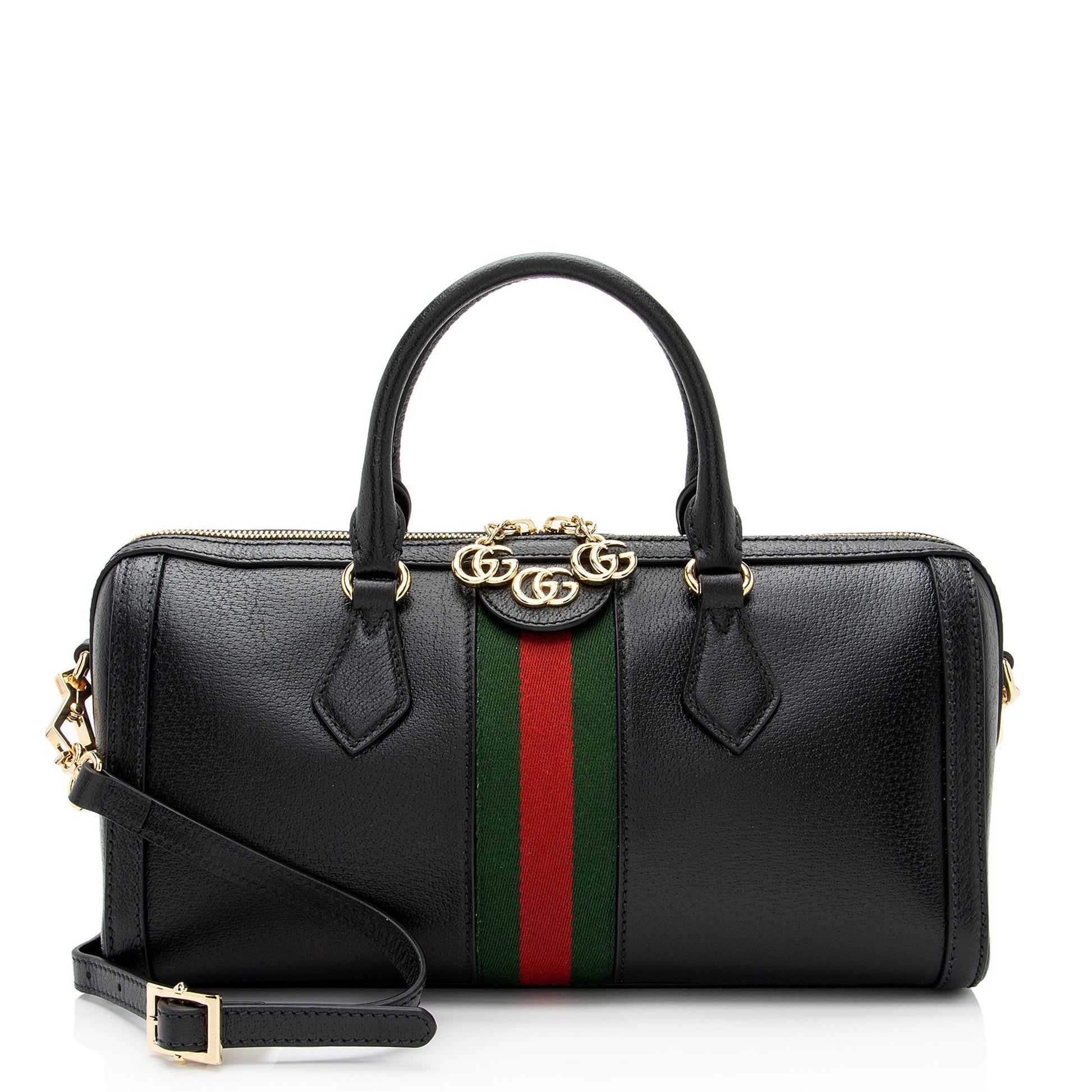 Gucci Nylon Leather Shoulder Bag