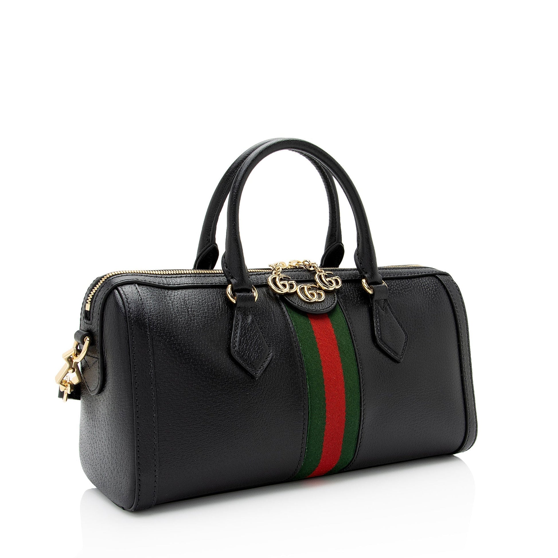 Gucci Nylon Leather Shoulder Bag
