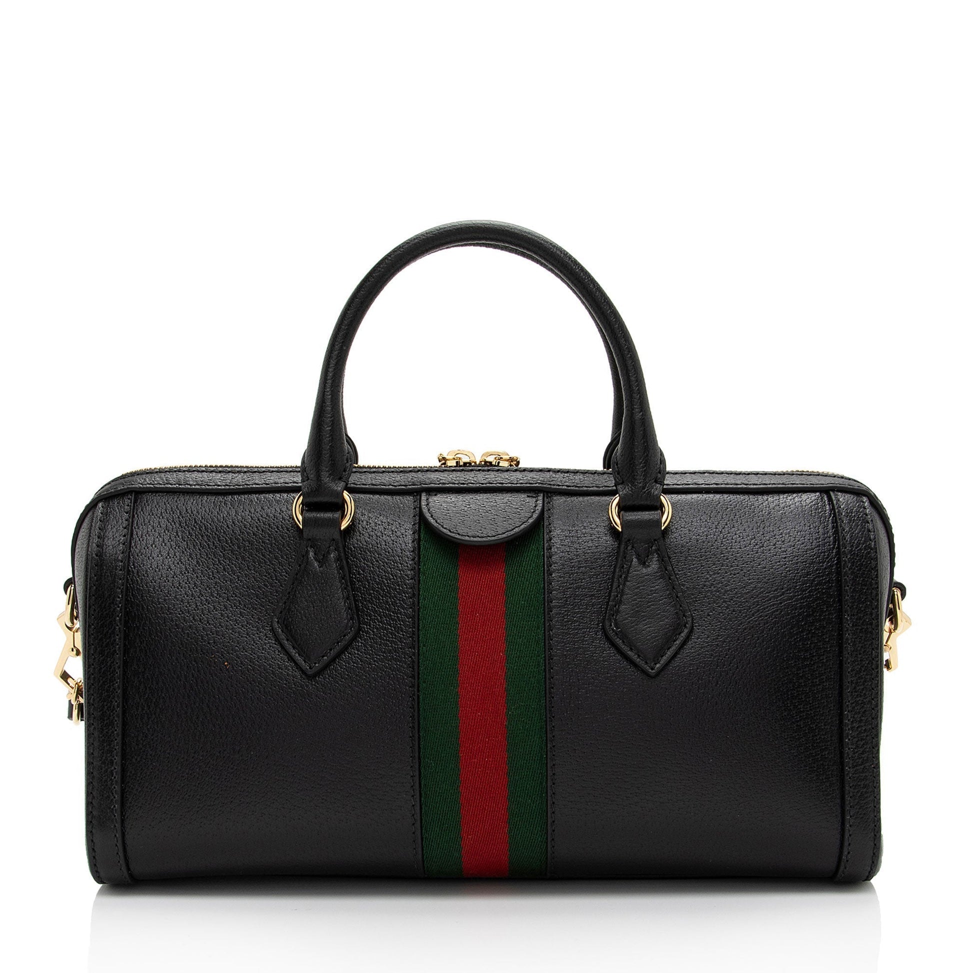 Gucci Nylon Leather Shoulder Bag
