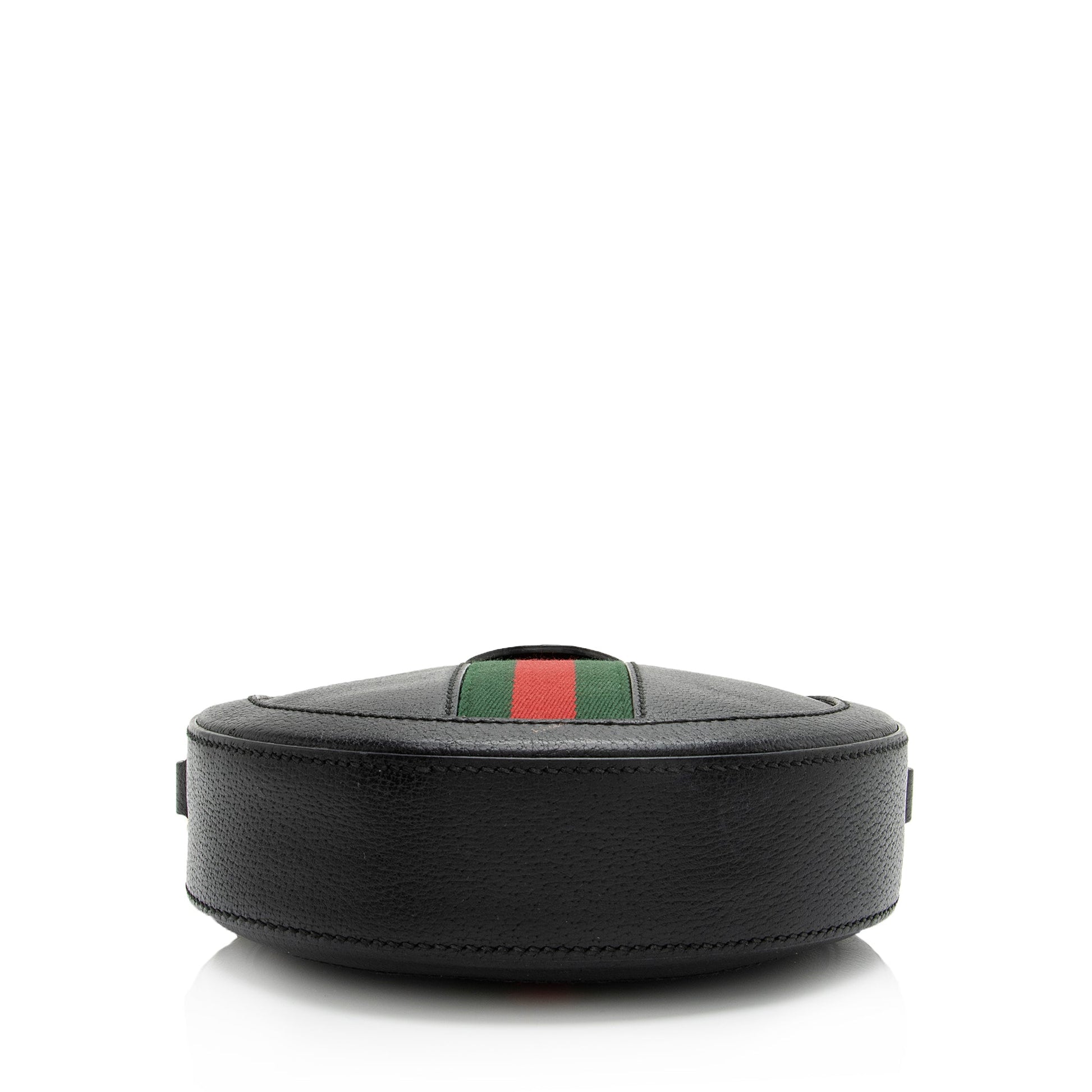 Gucci Leather Ophidia Round Mini Shoulder Bag (SHF-23807)