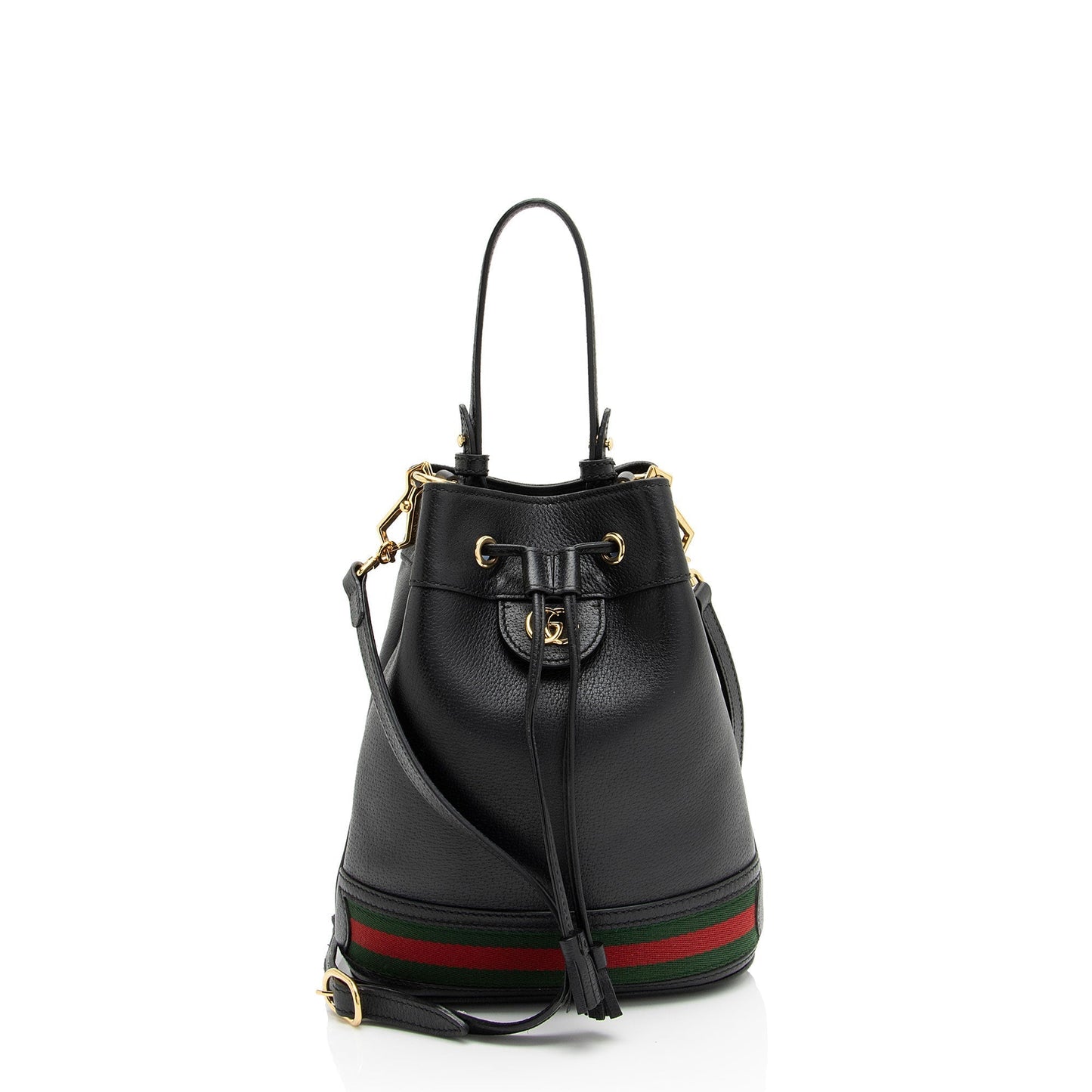 Gucci Nylon Leather Shoulder Bag