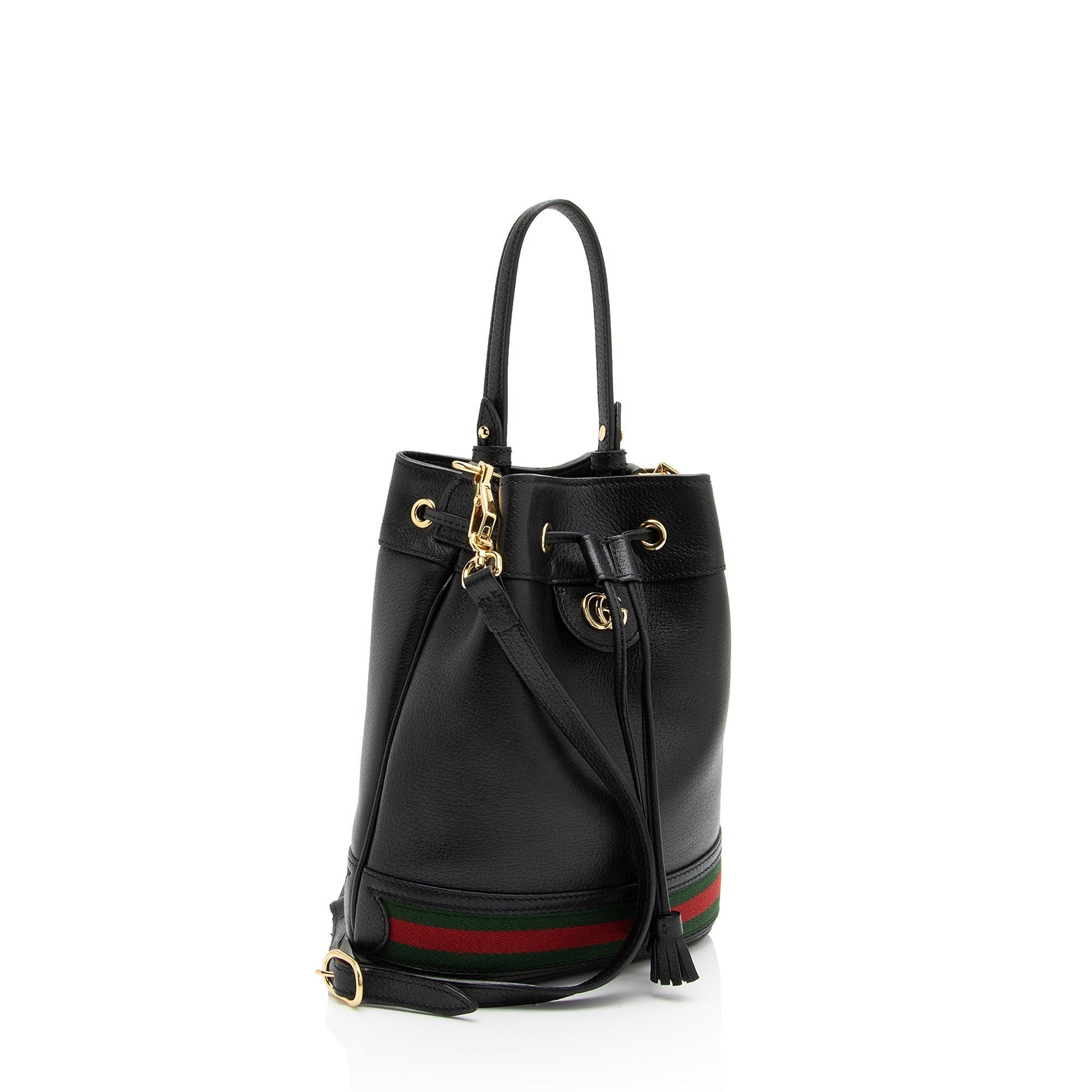 Gucci Nylon Leather Shoulder Bag