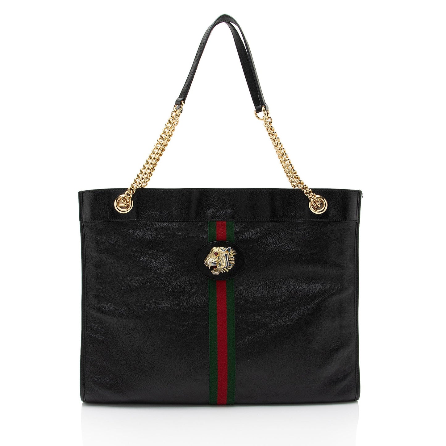 Gucci Nylon Leather Tote