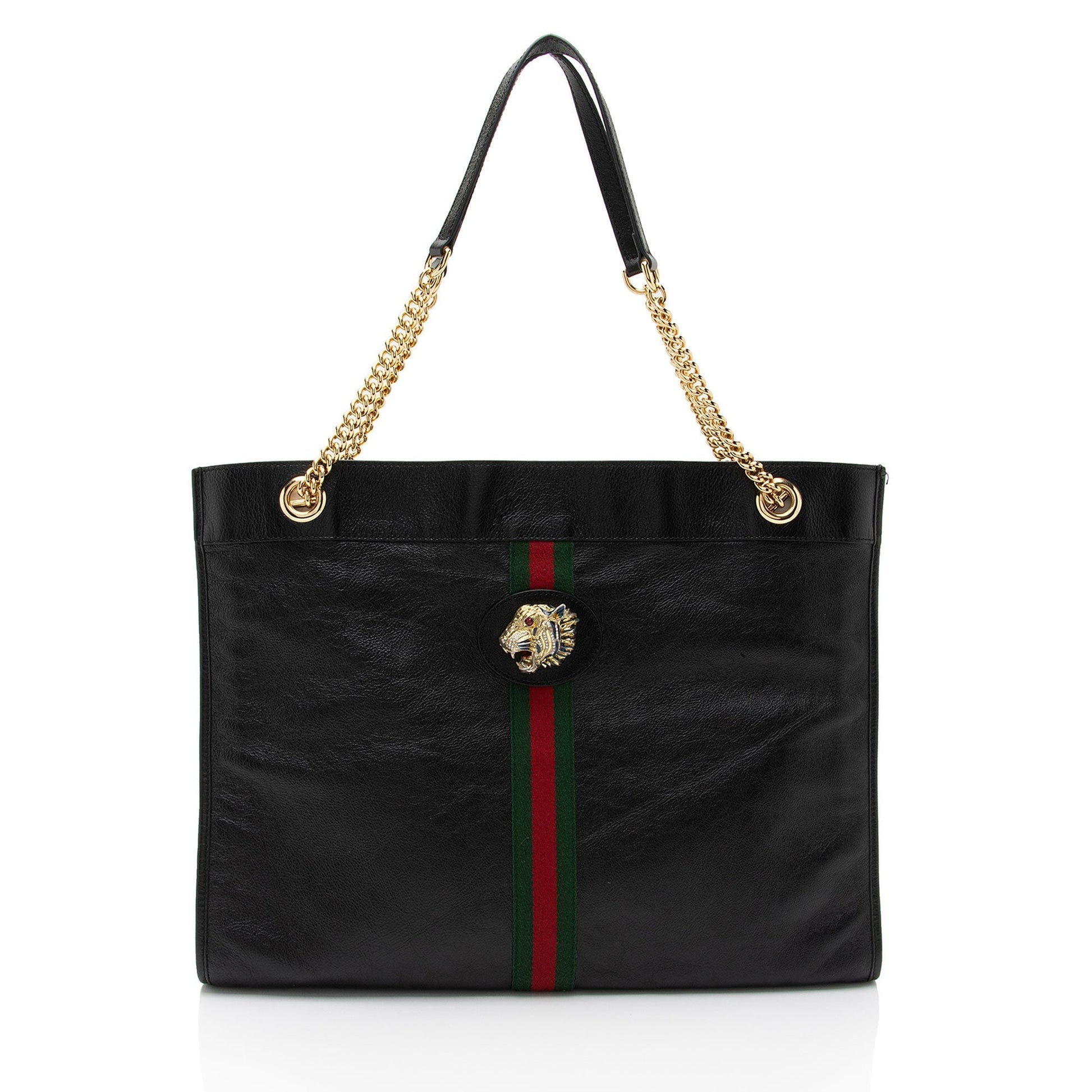 Gucci Nylon Leather Tote