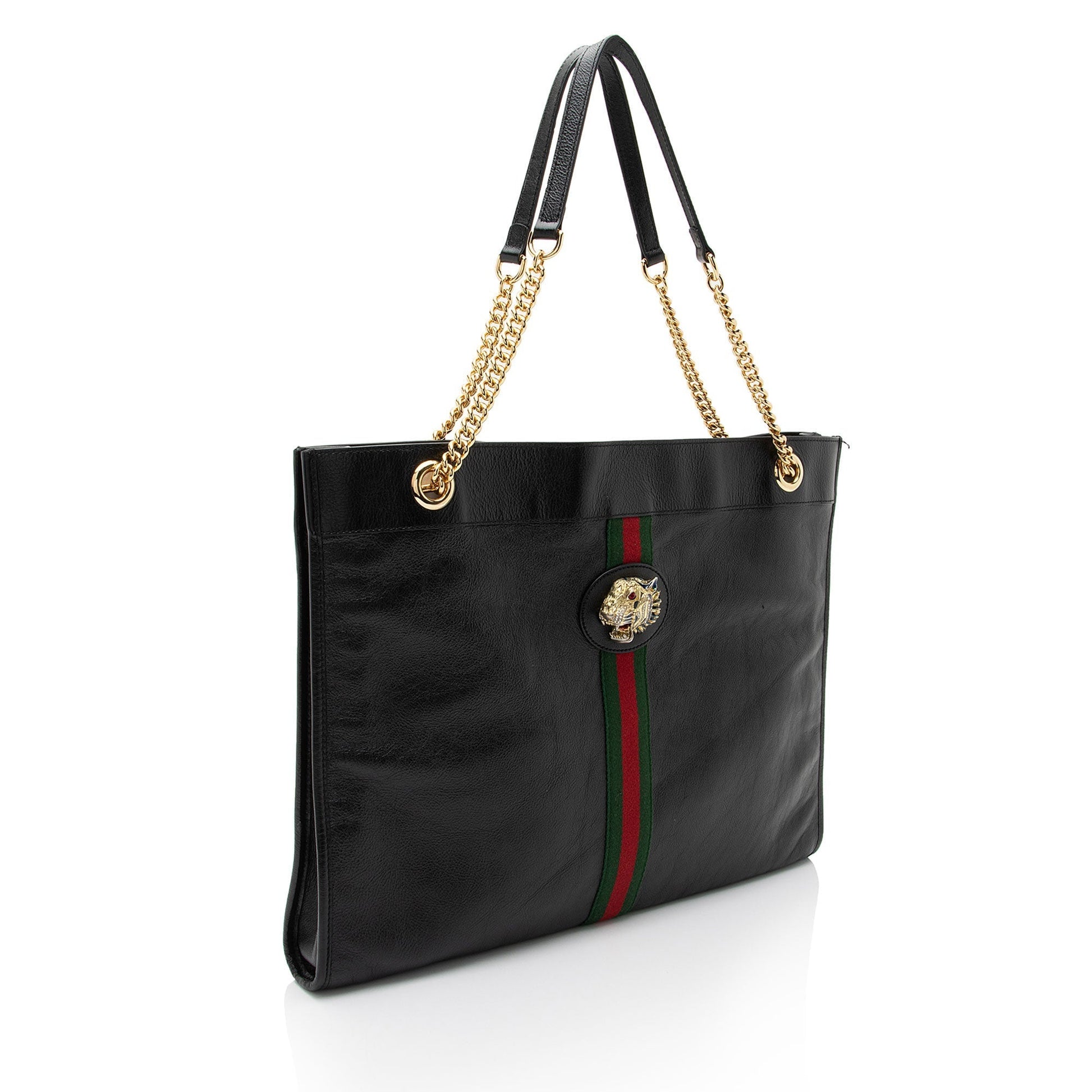 Gucci Nylon Leather Tote