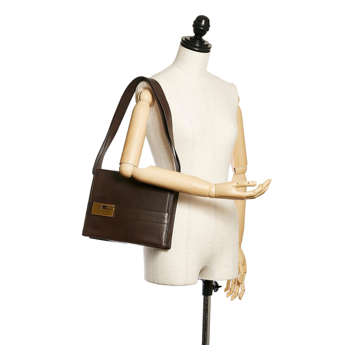 Gucci Leather Shoulder Bag (SHG-29096)