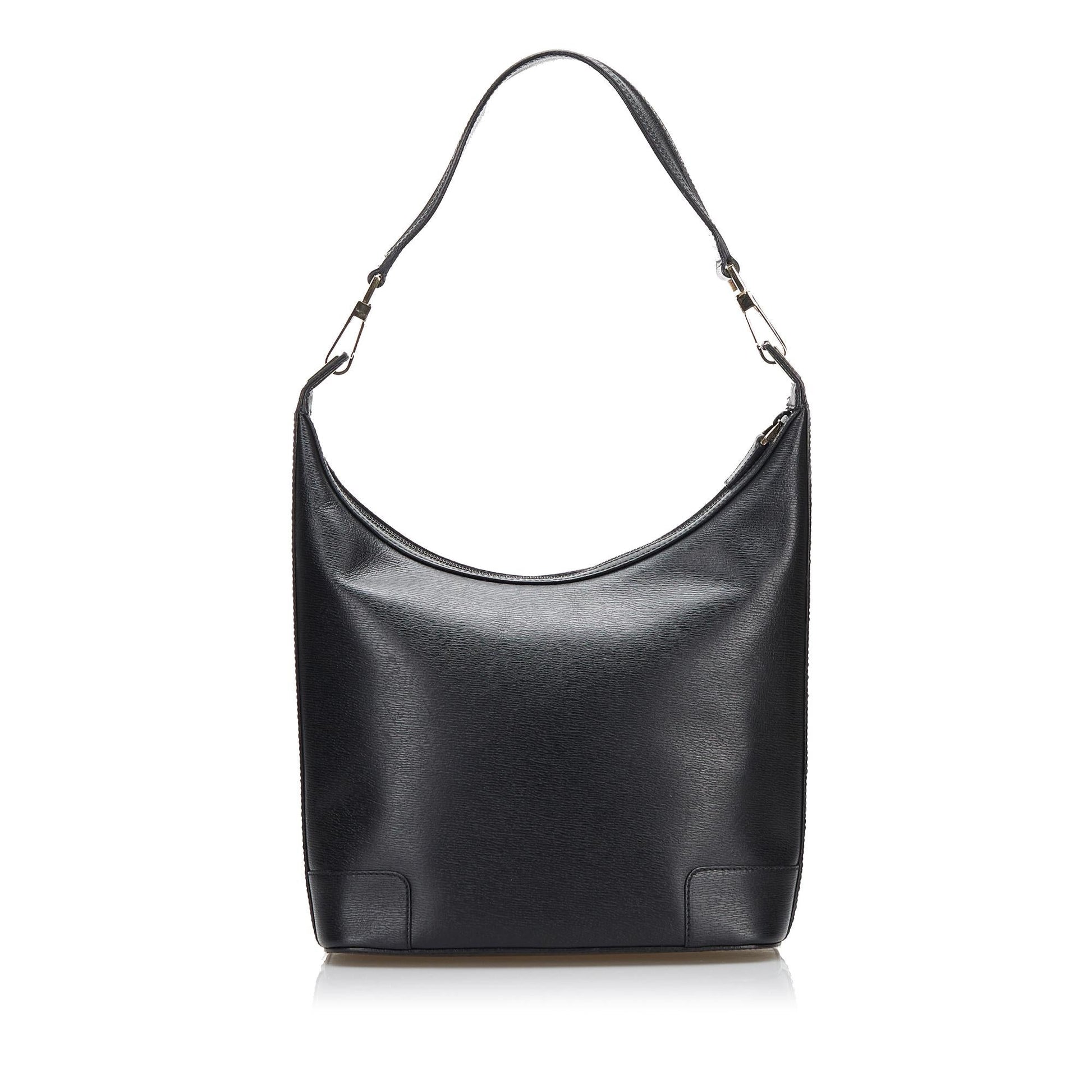 Gucci Leather Shoulder Bag (SHG-Cr1Dv5)