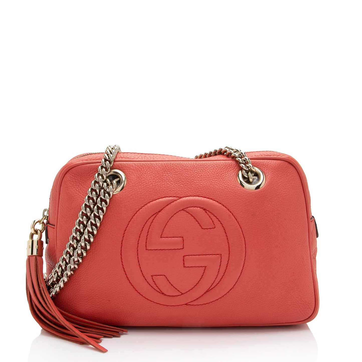 Gucci Chain Leather Shoulder Bag
