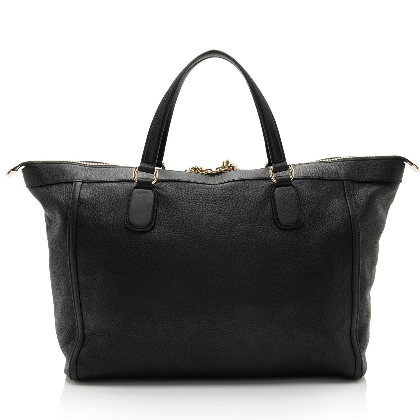 Gucci Leather Canvas Tote